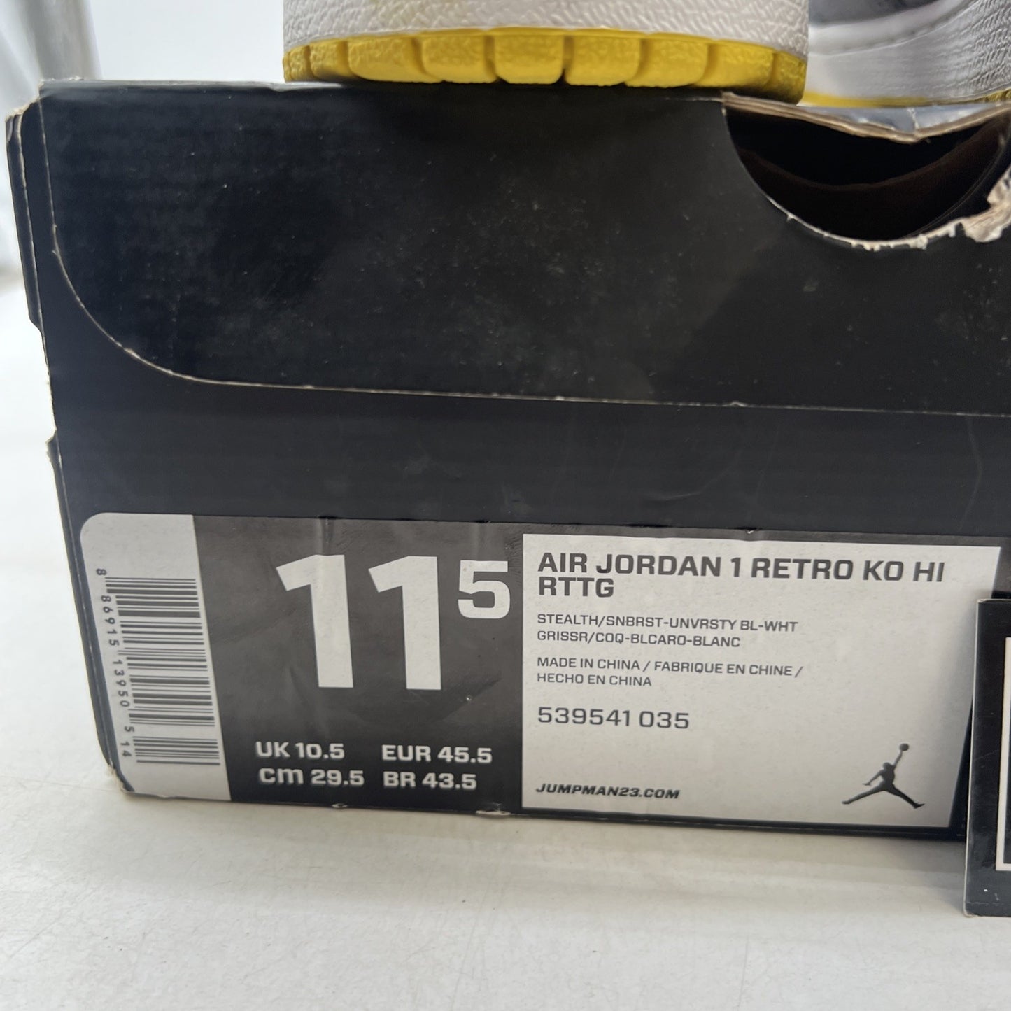 Size 11.5 - Jordan AJKO Retro RTTG High Barcelona (539541-035)