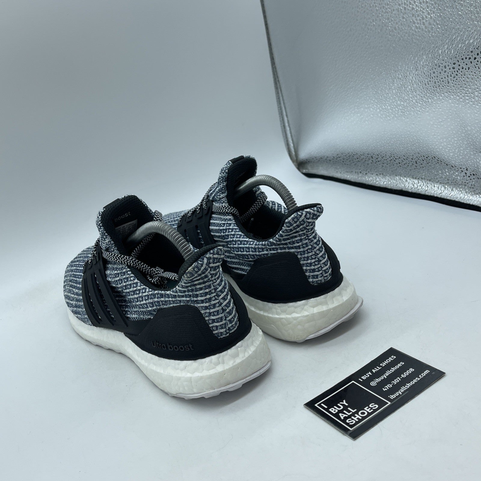 Size 8 - adidas Parley x UltraBoost 4.0 White Carbon Blue Suede (BC0248)