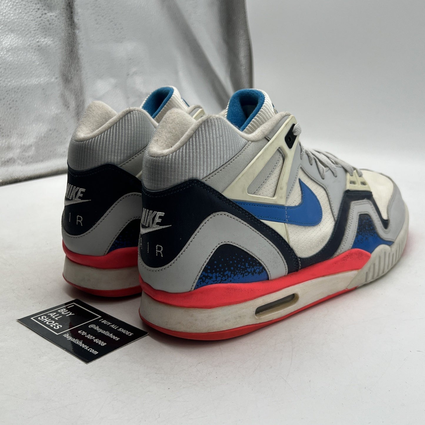 Size 13 - Nike Air Tech Challenge 2 White Photo Blue (318408-101)