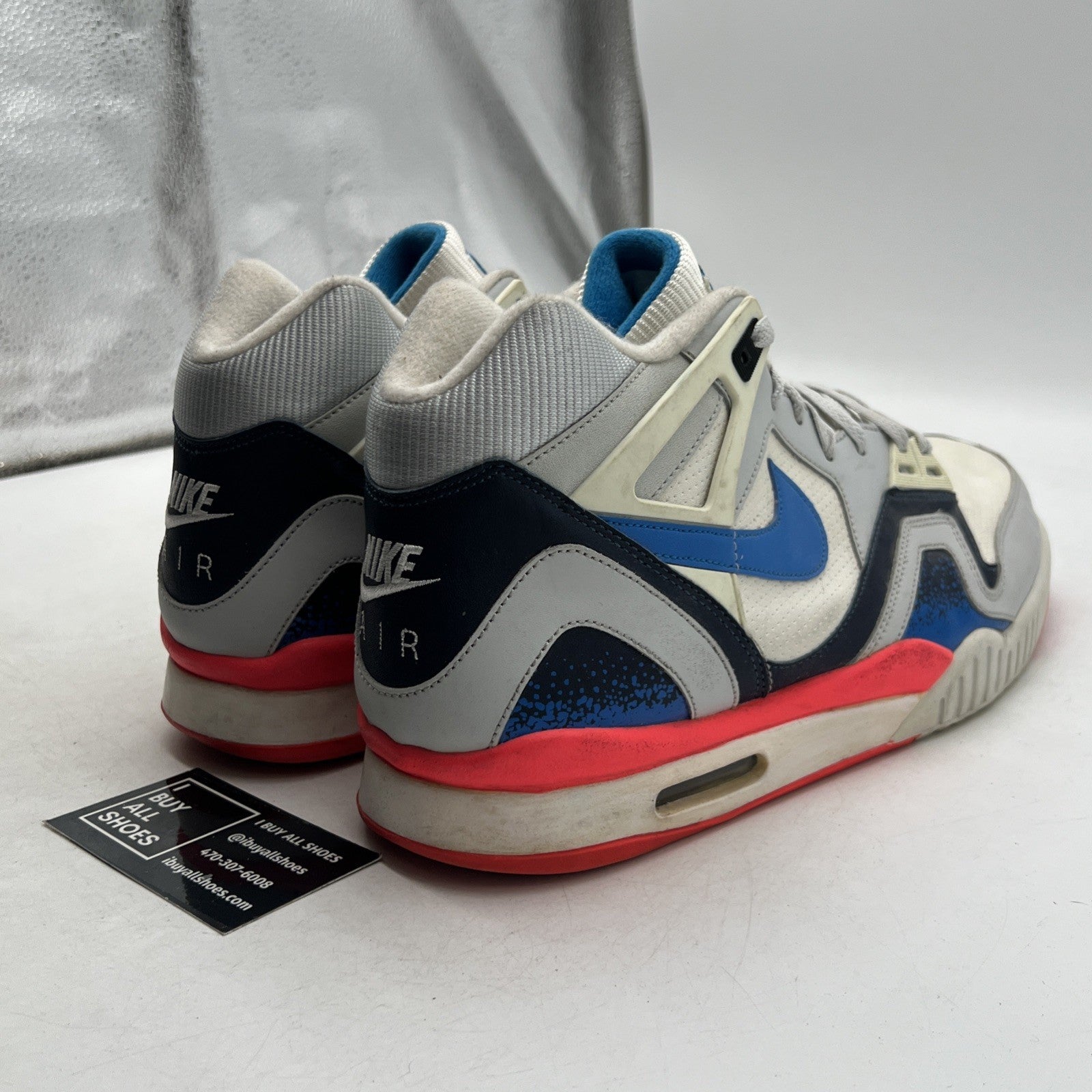 Size 13 - Nike Air Tech Challenge 2 White Photo Blue (318408-101)