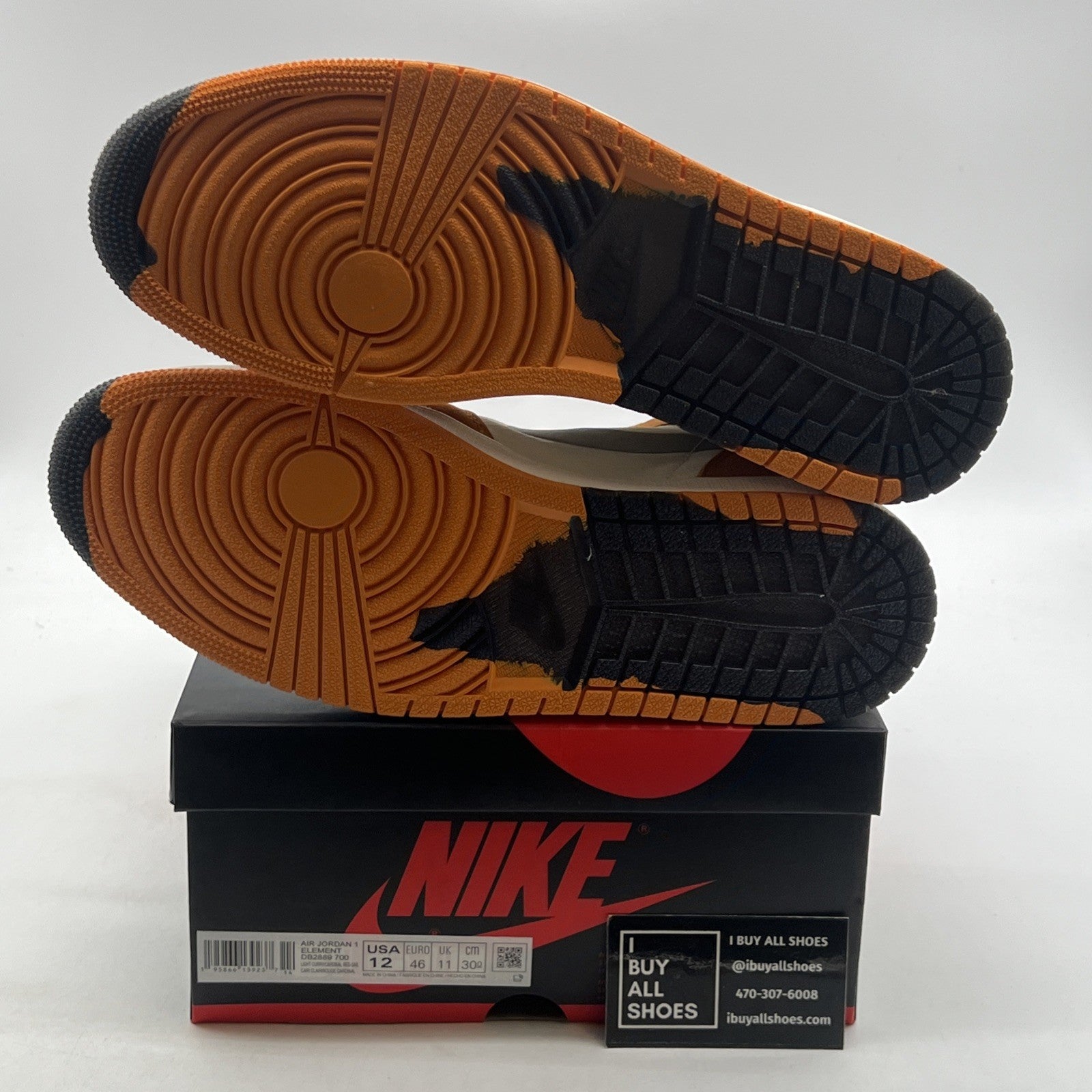 Size 12 - Air Jordan 1 Element GORE-TEX High Light Curry (DB2889-700)