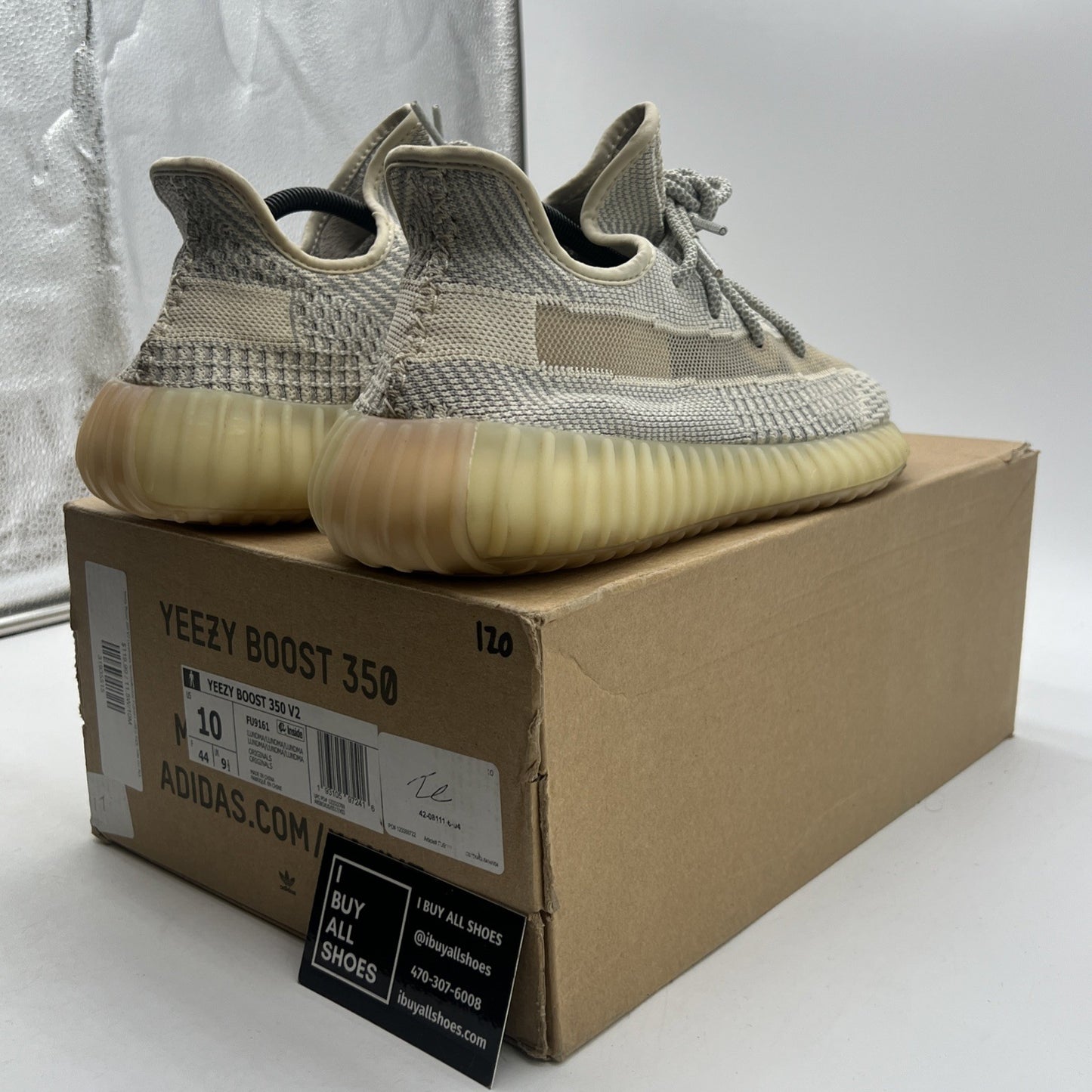 Size 10 - adidas Yeezy Boost 350 V2 Lundmark Non-Reflective (FU9161)