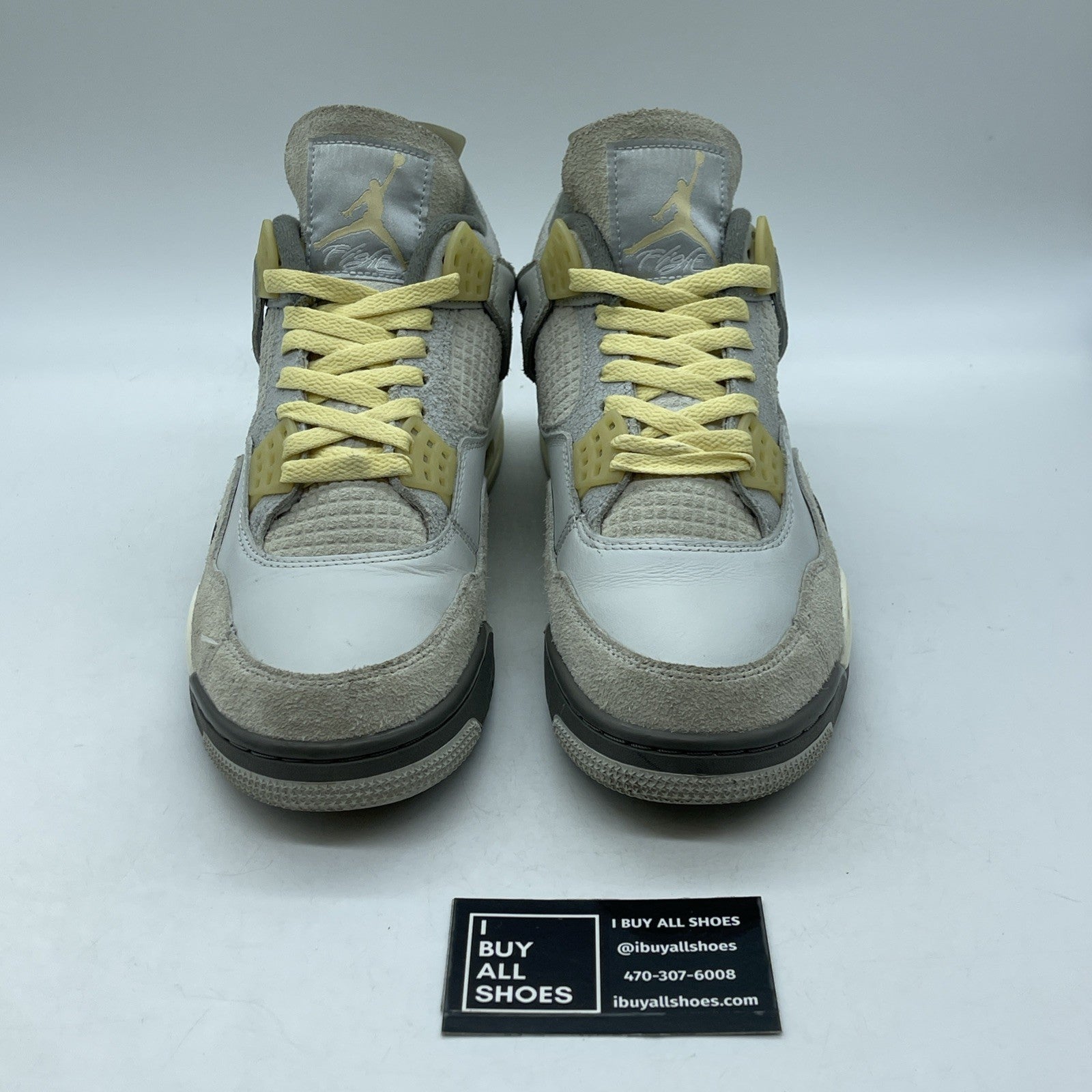 Size 9.5 - Jordan 4 Retro SE Low Craft Grey Suede Leather (DV3742-021)