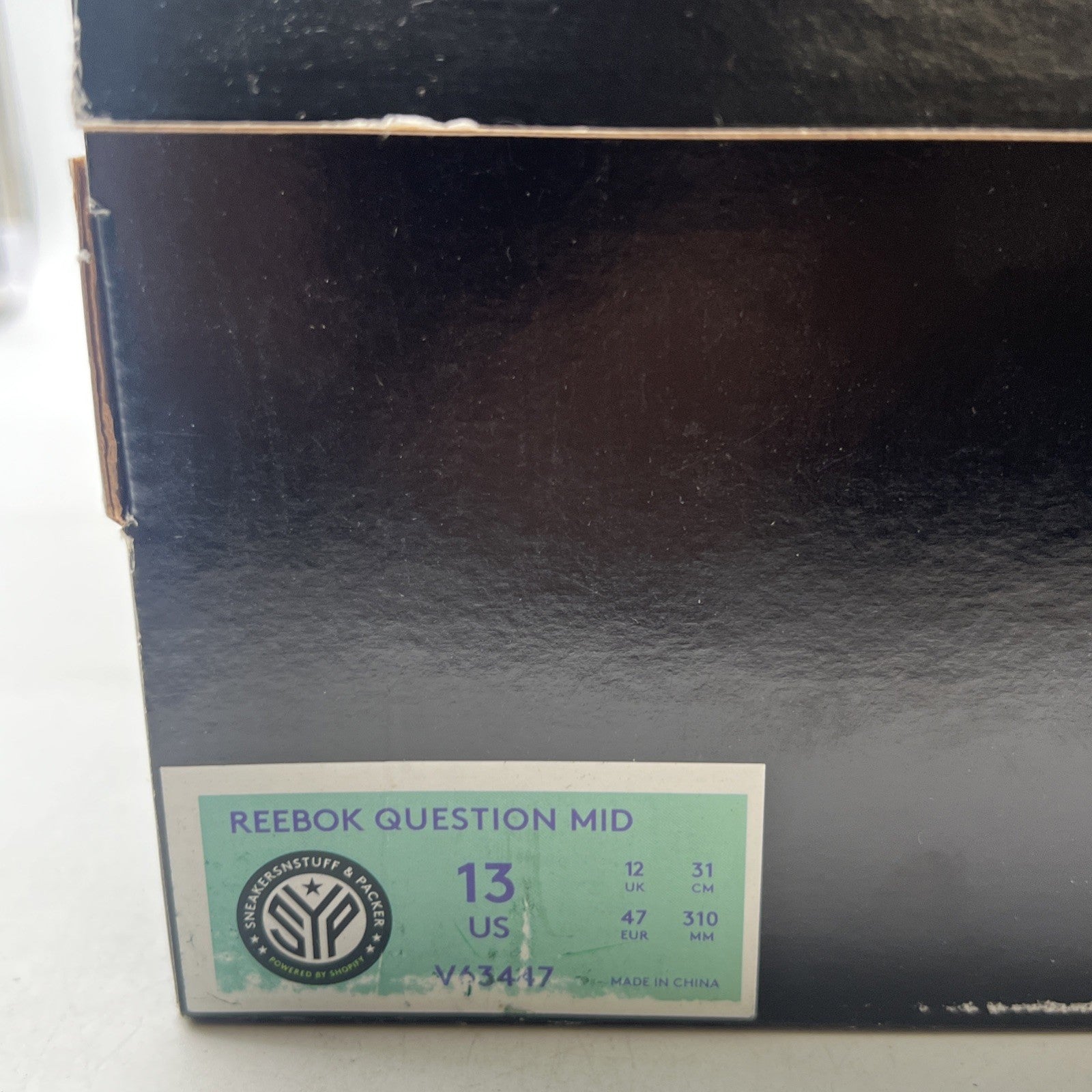 Size 13 - Reebok Packer Shoes x Sneakersnstuff x Token 38 x Question Mid