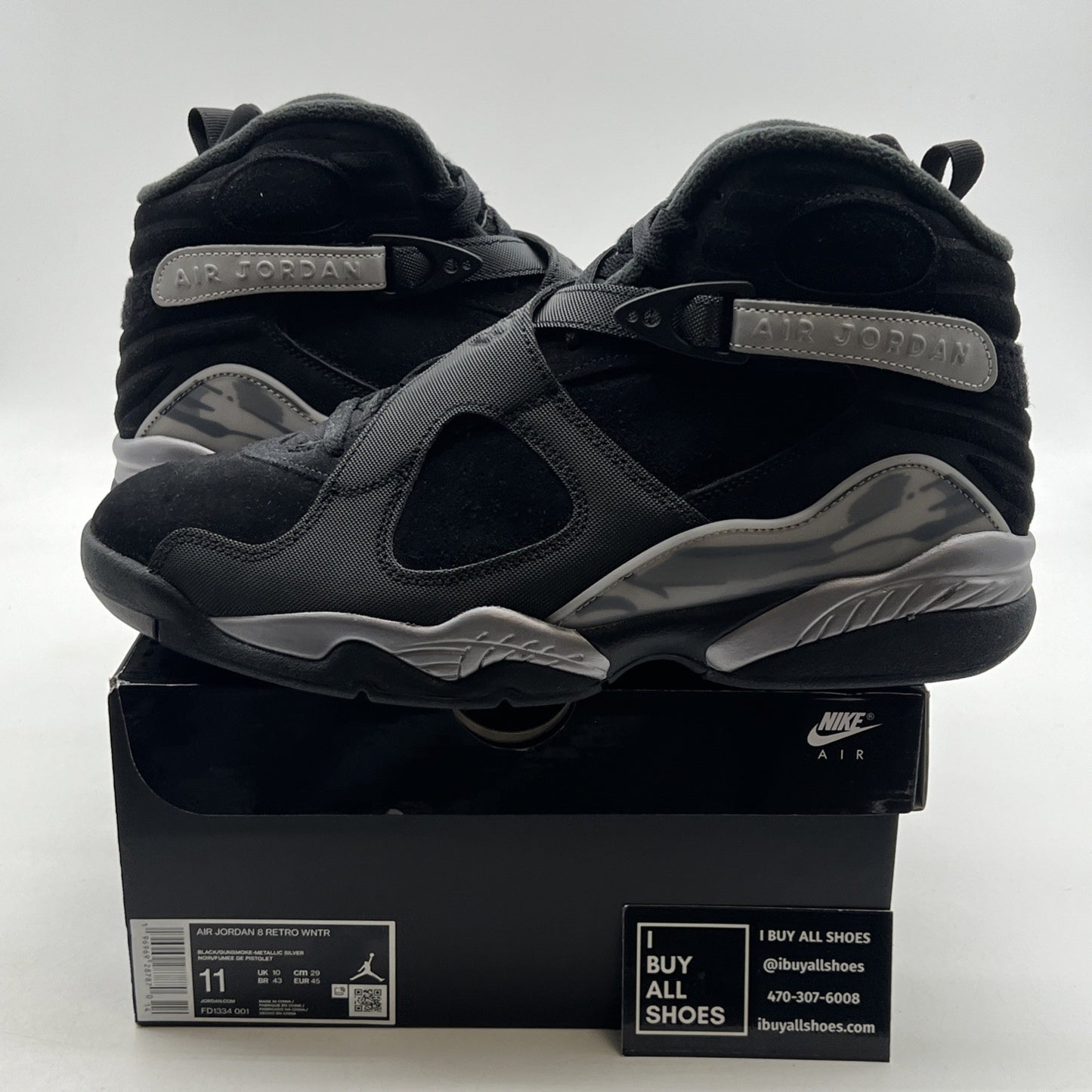 Size 11 - Air Jordan 8 Retro Winterized Gunsmoke (FD1334-001)