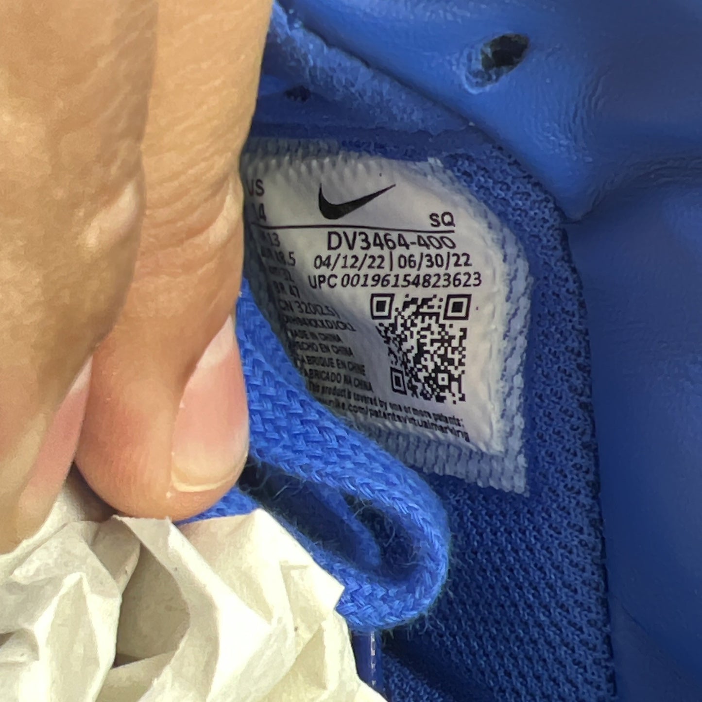 Size 14 - Nike AMBUSH x Air Force 1 Low Game Royal (DV3464-400)
