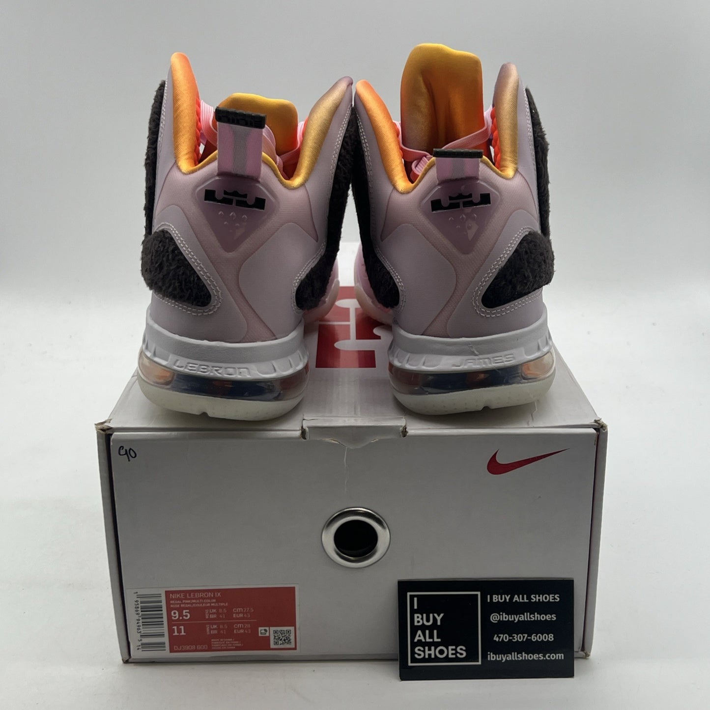 Size 9.5 - Nike LeBron 9 Regal Pink (DJ3908-600)