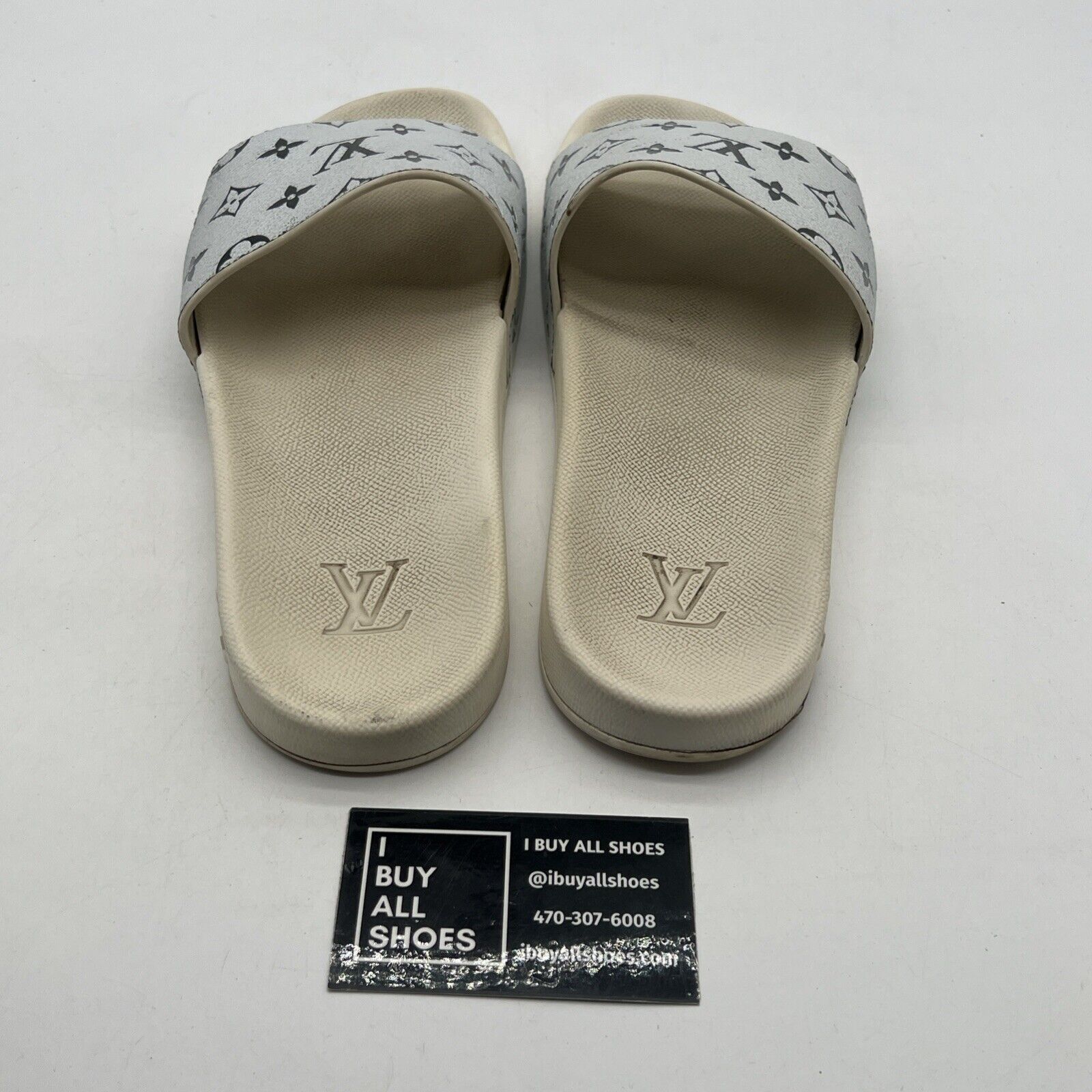 Size 10.5 - LOUIS VUITTON sandals white