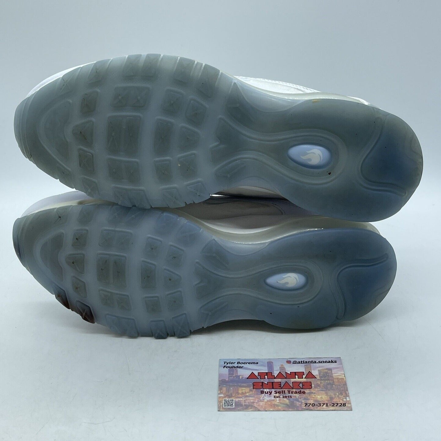 Size 9.5 - Nike Air Max 97 White Ice Leather (CT4526-100)