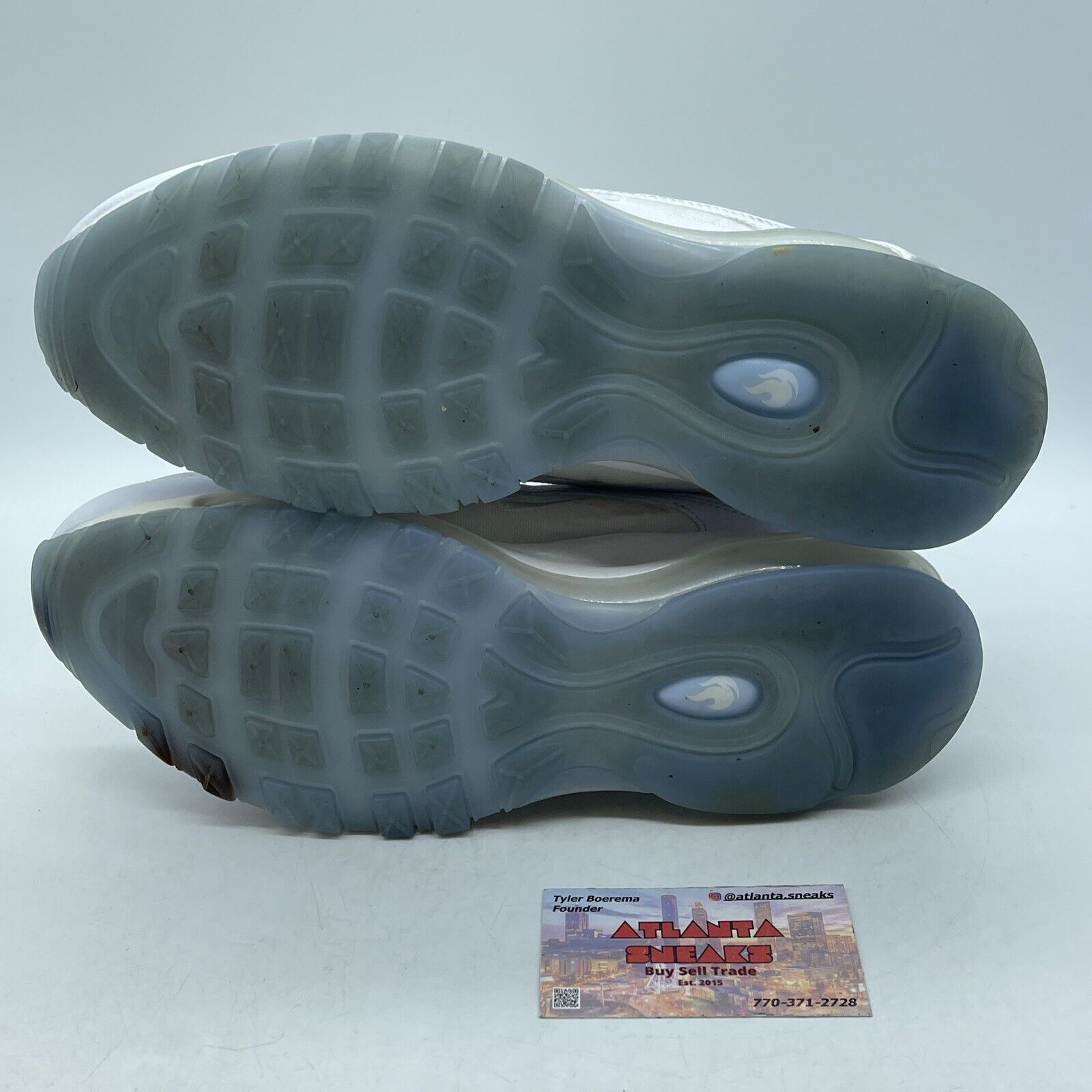 Size 9.5 - Nike Air Max 97 White Ice Leather (CT4526-100)