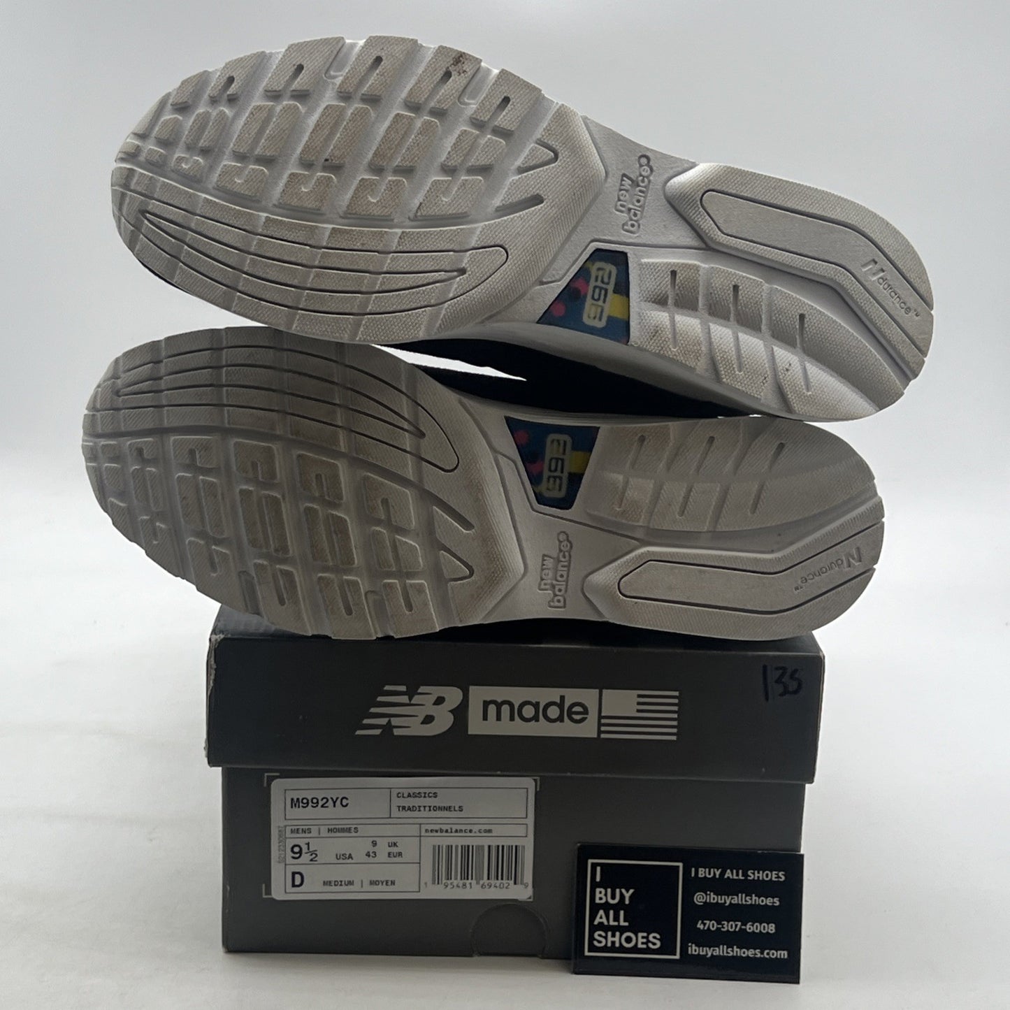 Size 9.5 - New Balance YCMC x 992 Made in USA Rewind (M992YC)