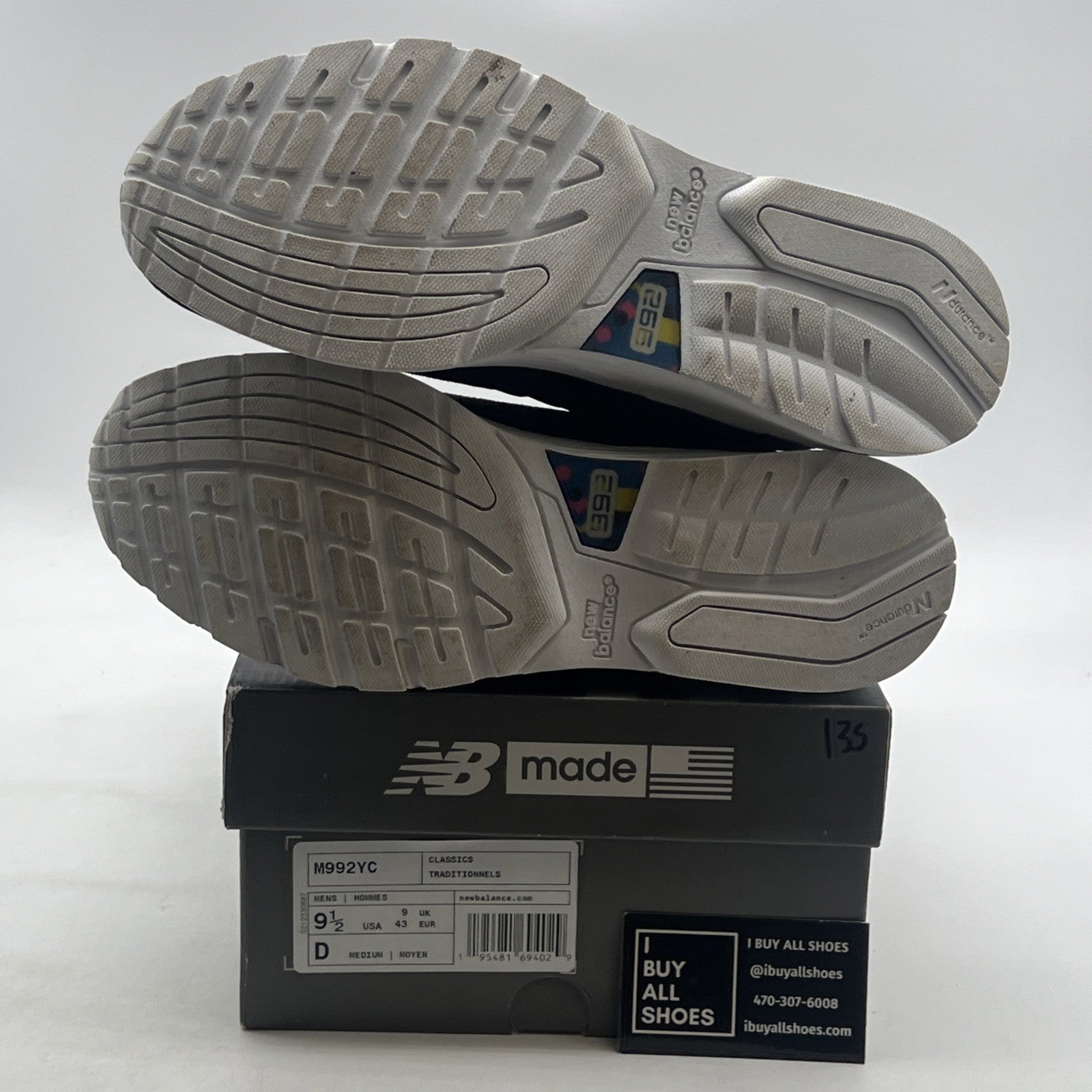 Size 9.5 - New Balance YCMC x 992 Made in USA Rewind (M992YC)