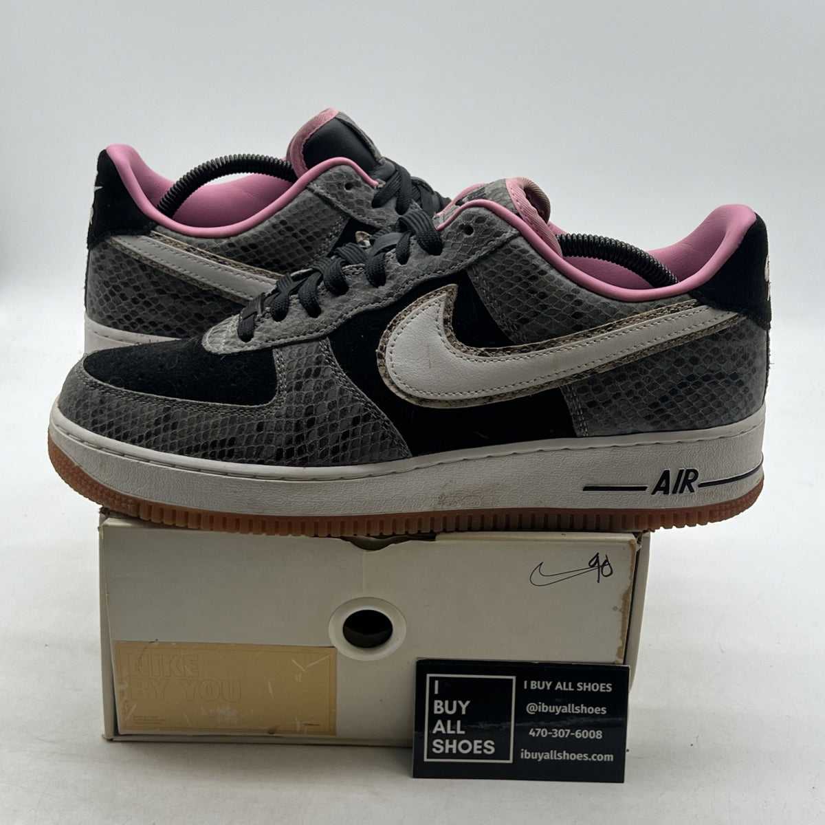 Size 10 - Nike ID Nike By You Custom Air Force 1 Low Summer Snake (CT3761-991)