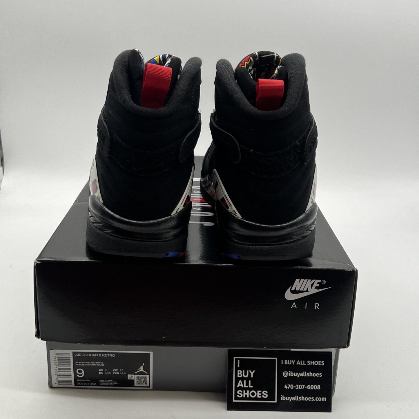 Size 9 - Air Jordan 8 Retro Mid Playoff (305381-062)