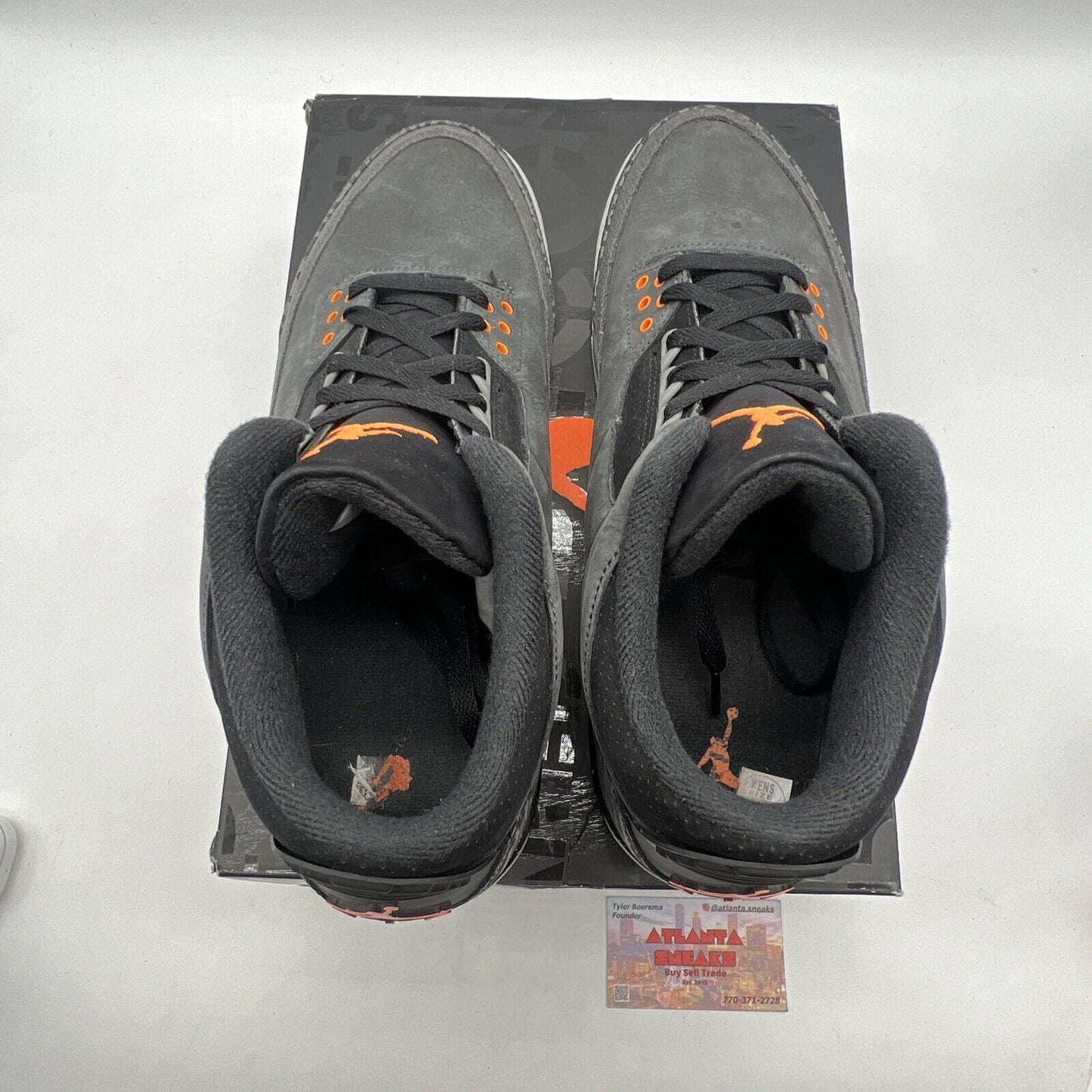 Size 11.5 - Jordan 3 Retro 2023 Mid Fear Orange Suede White Grey (CT8532-080)