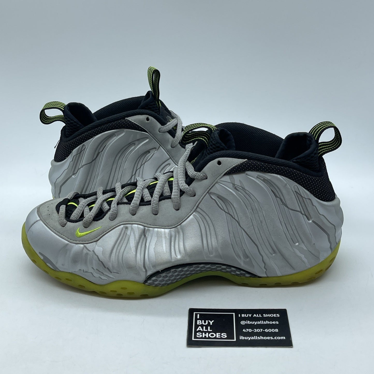 Size 12 - Nike Air Foamposite One Prm Metallic Camo Black Suede (575420-004)