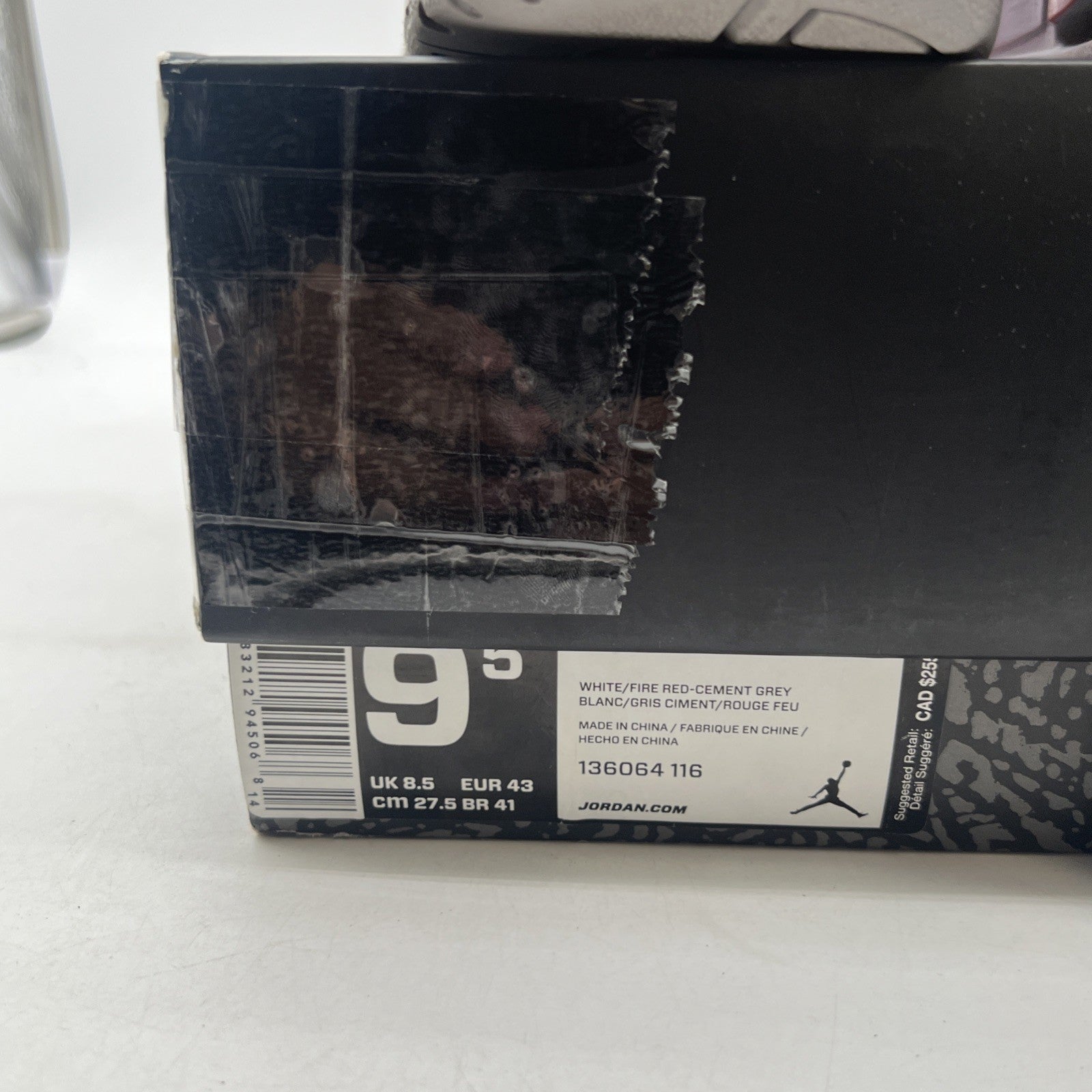 Size 9.5 - Air Jordan 3 Retro Hall of Fame 2018 (136064-116)