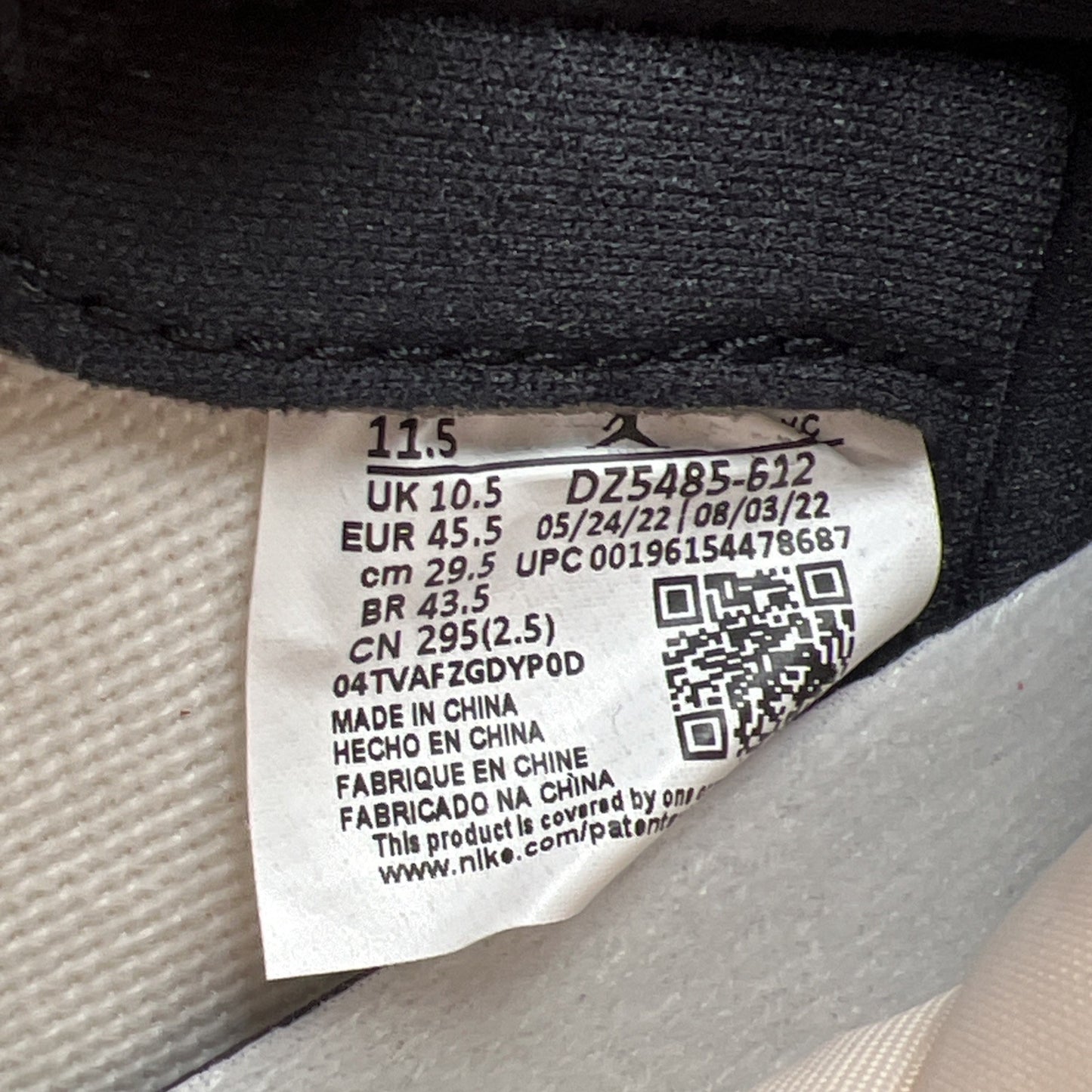 Size 11.5 - Air Jordan 1 Retro High OG Chicago Reimagined Lost & Found 2022