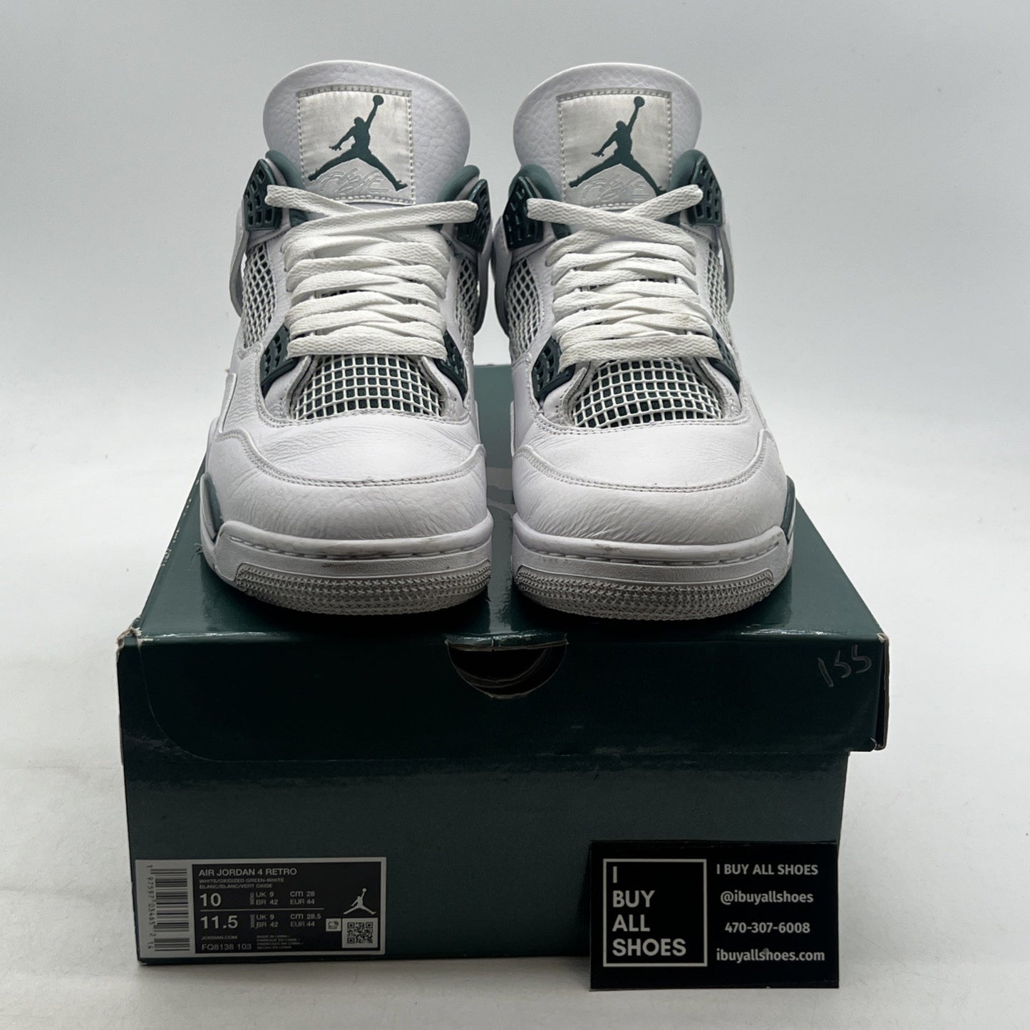 Size 10 - Air Jordan 4 Retro Oxidized Green (FQ8138-103)