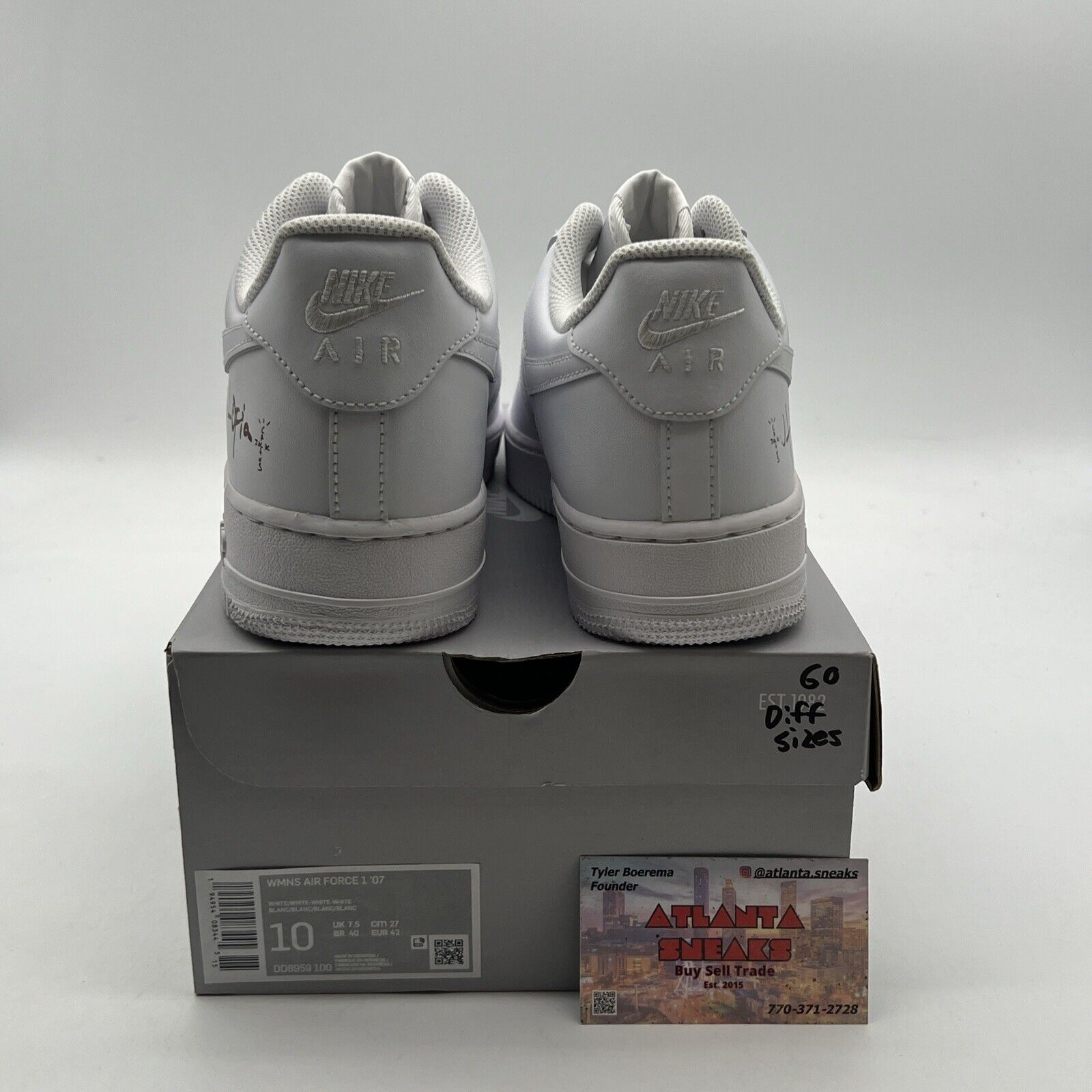 Size 10W - Nike Air Force 1 Low White 2018 (DD8959-100)