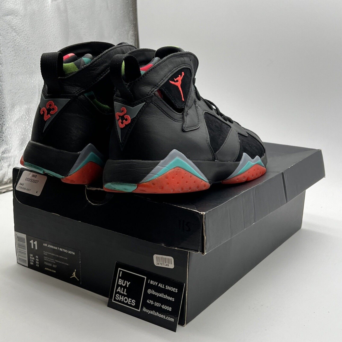 Size 11 - Air Jordan 7 Retro 30th Barcelona Nights (705350-007)