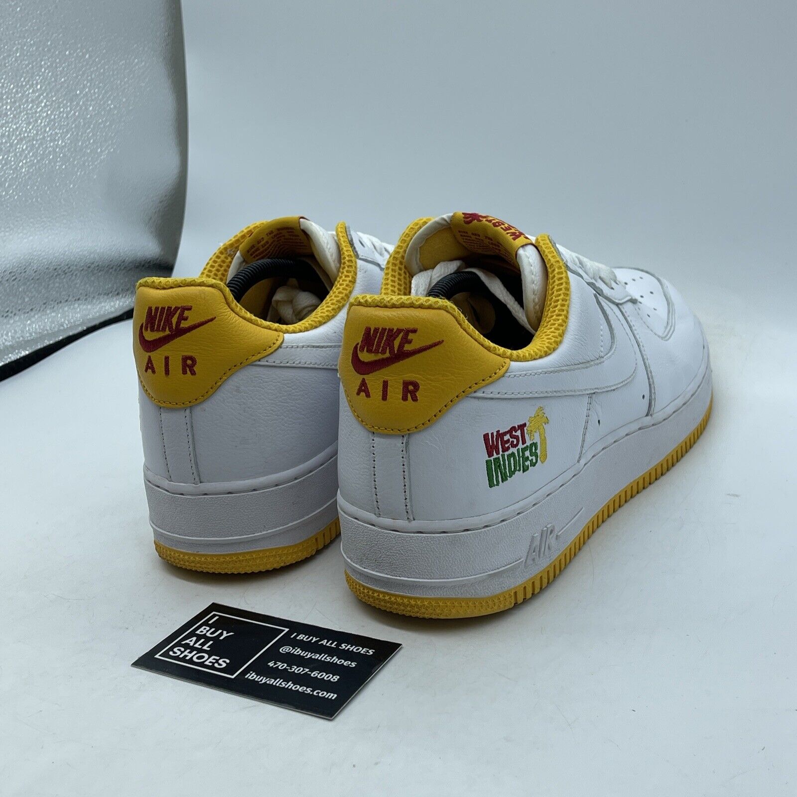 Size 12 - Nike Air Force 1 Low West Indies - University Gold (DX1156-101)