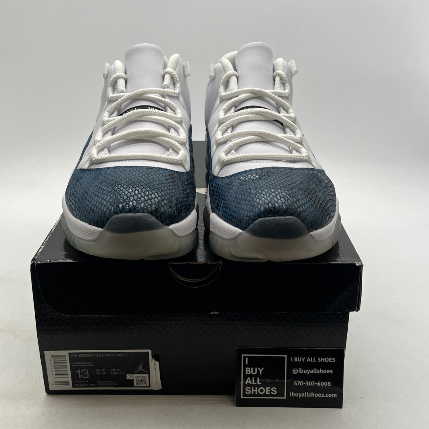 Size 13 - Air Jordan 11 Retro Low Snakeskin 2019 (CD6846-102)