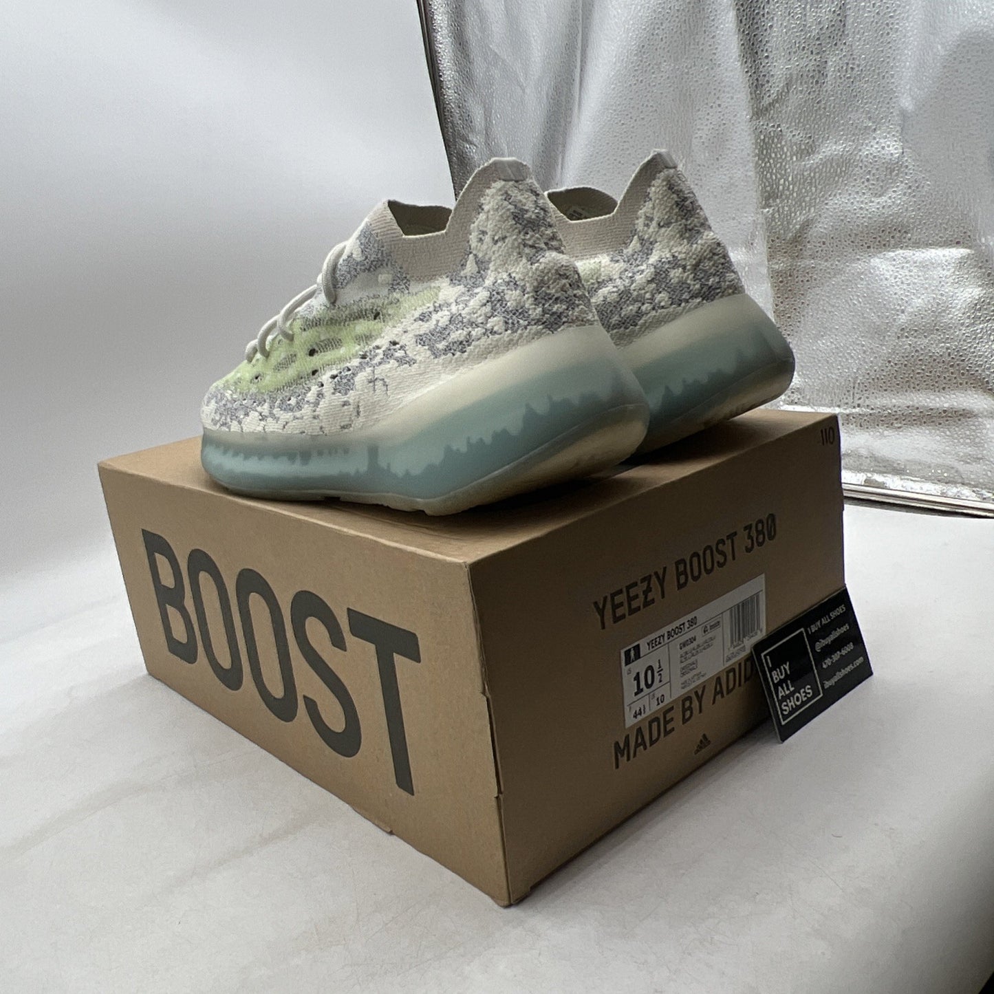 Size 10.5 - adidas Yeezy Boost 380 Alien Blue (GW0304)