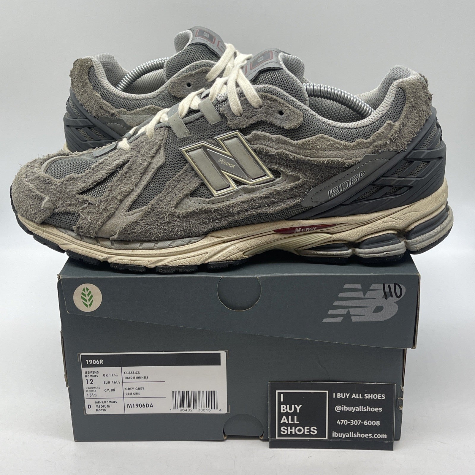 Size 12 - New Balance 1906D Protection Pack - Castlerock Grey Suede (M1906DA)