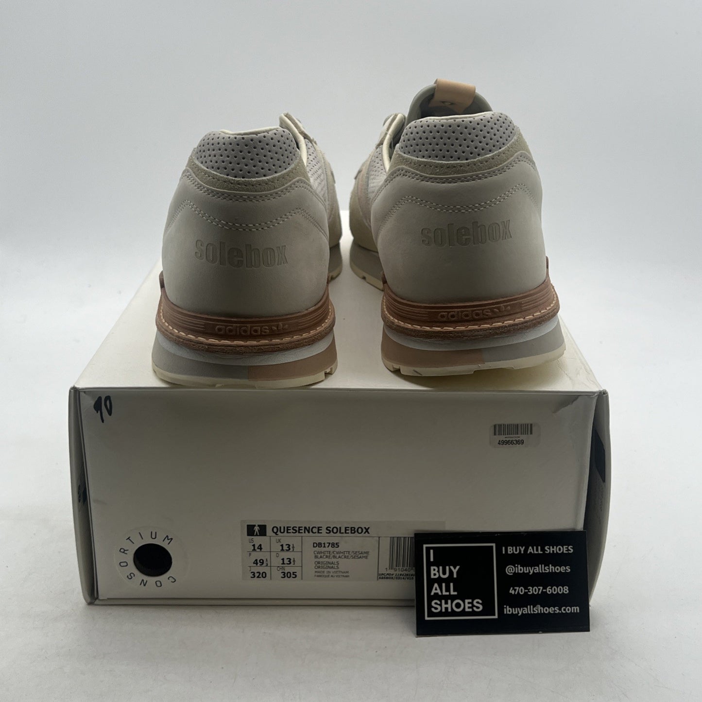 Size 14 - adidas Solebox x Quesence Italian Leathers Pack (DB1785)