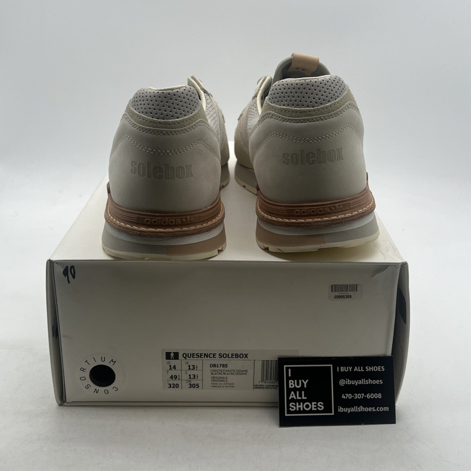 Size 14 - adidas Solebox x Quesence Italian Leathers Pack (DB1785)