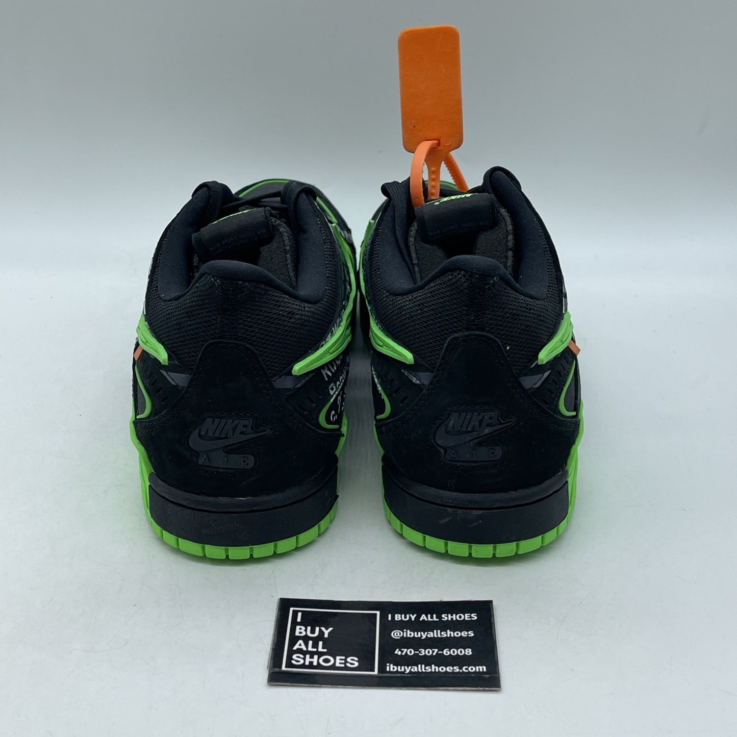 Size 14 - Nike Air Rubber Dunk x Off-White Low Green Strike (CU6015-001)