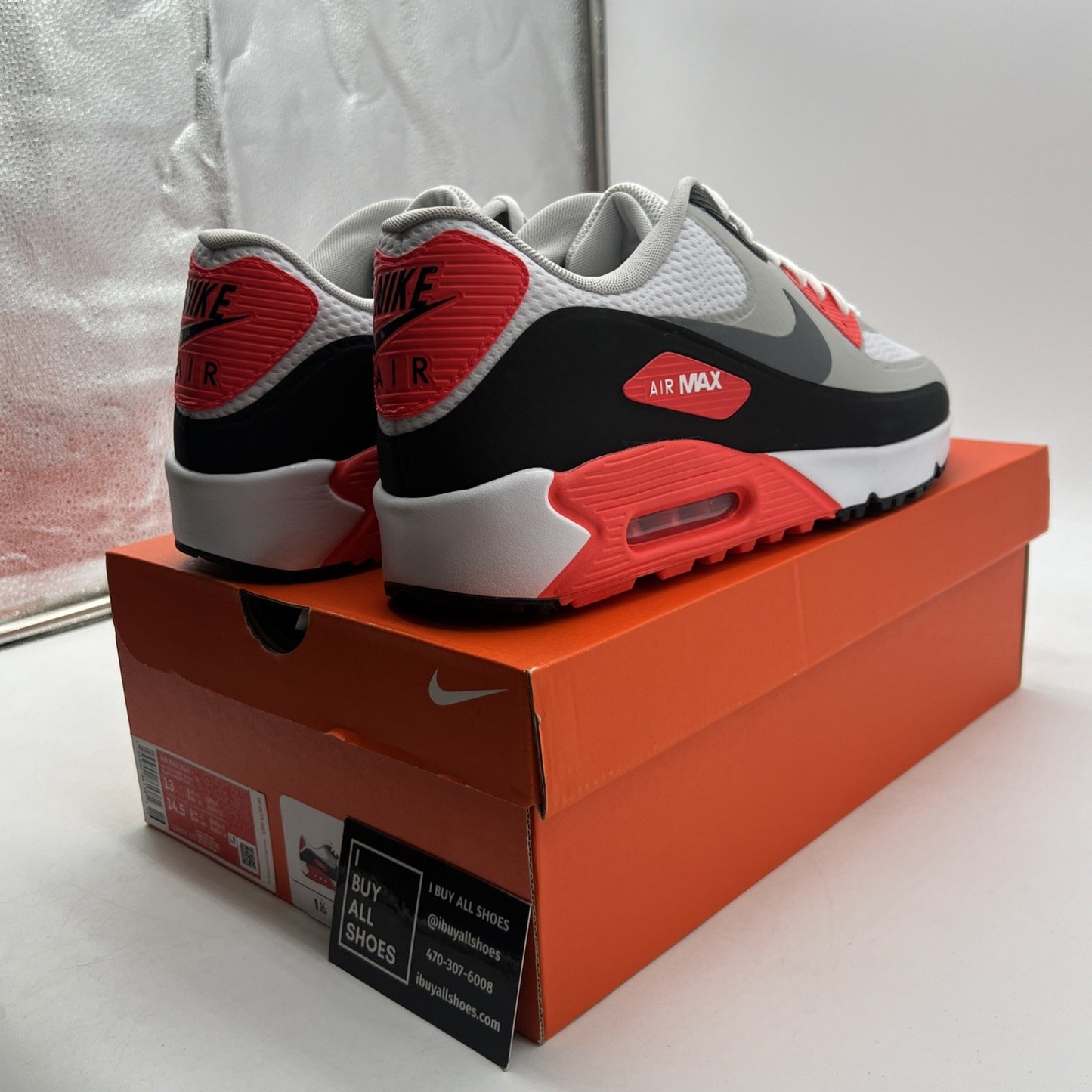 Size 13 - Nike Air Max 90 Golf Infrared (CU9978-103)