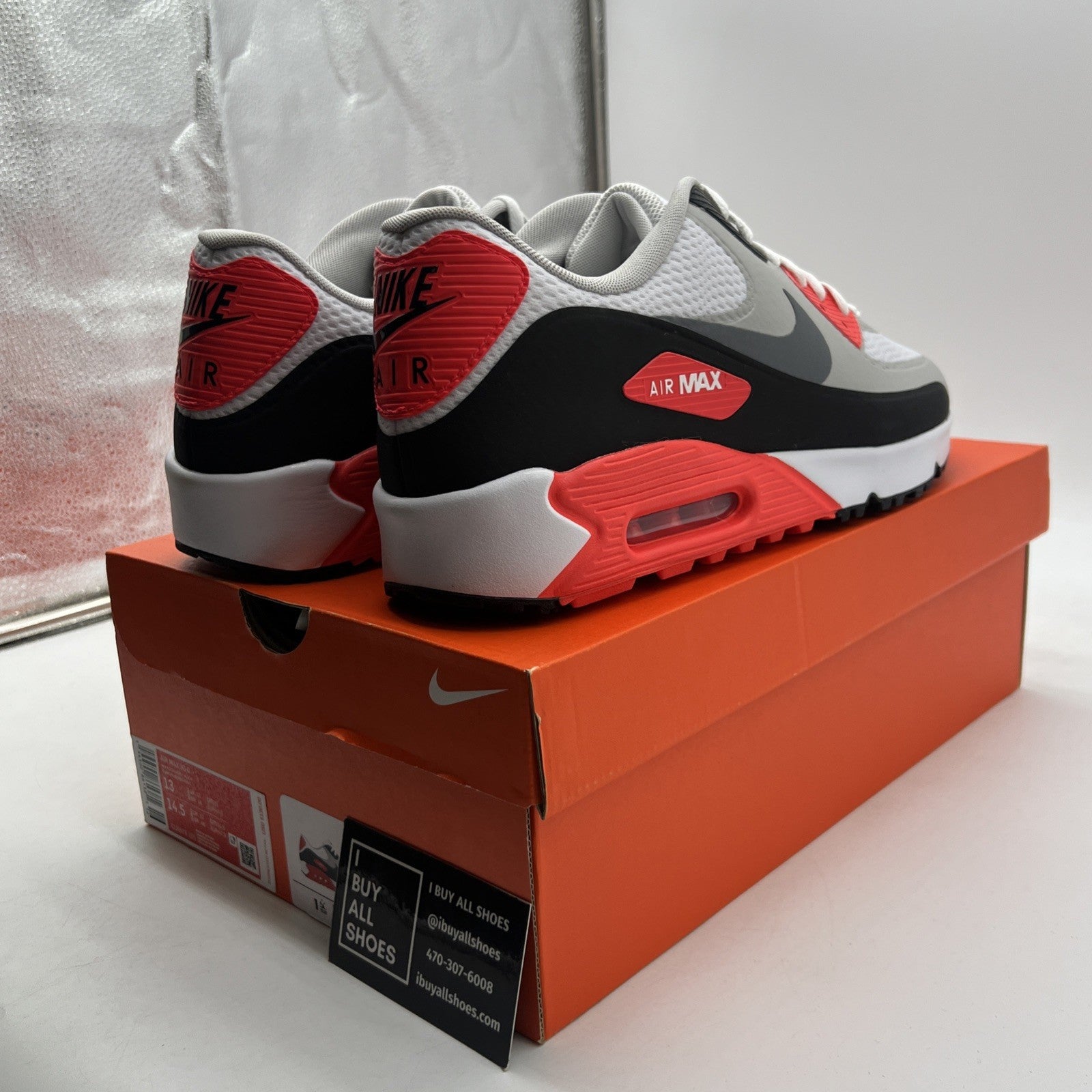 Size 13 - Nike Air Max 90 Golf Infrared (CU9978-103)