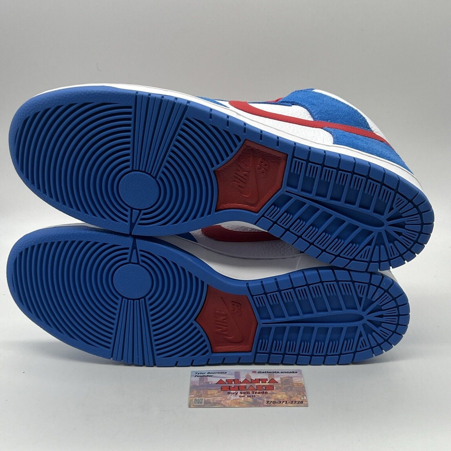 Size 13 - Nike Dunk SB Doraemon Brand New Og All DS Sneakers Blue Red Yellow