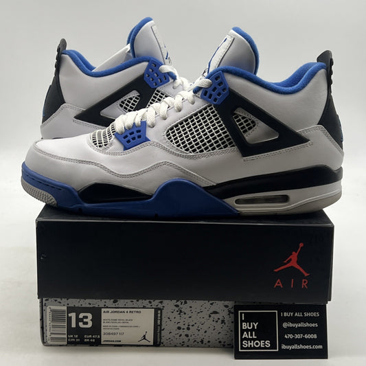 Size 13 - Air Jordan 4 Retro Mid Motorsports (308497-117)