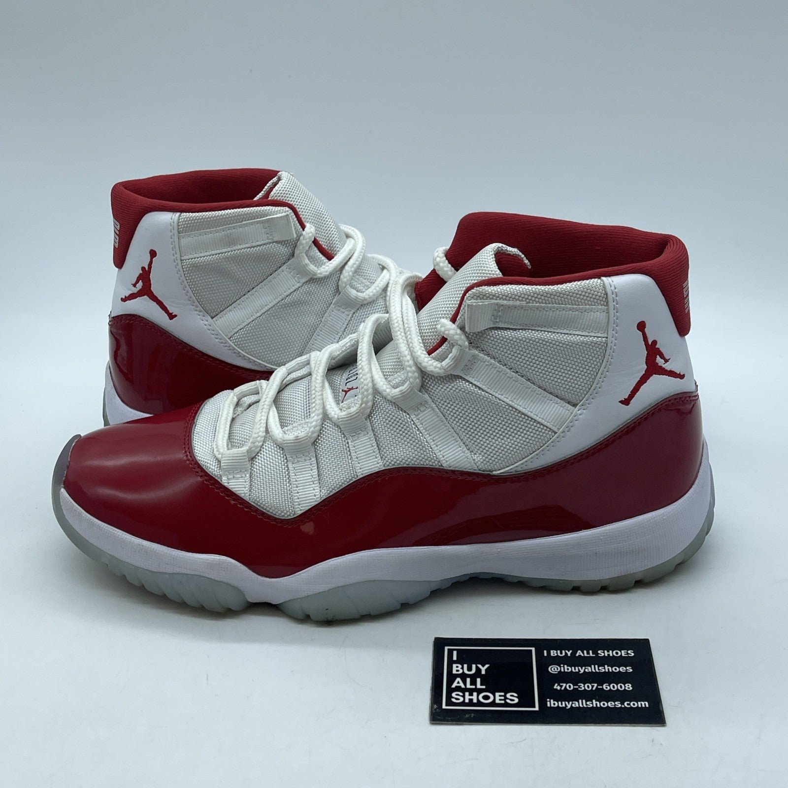 Size 10 - Jordan 11 Retro High Cherry Red White Leather Suede (CT8012-116)