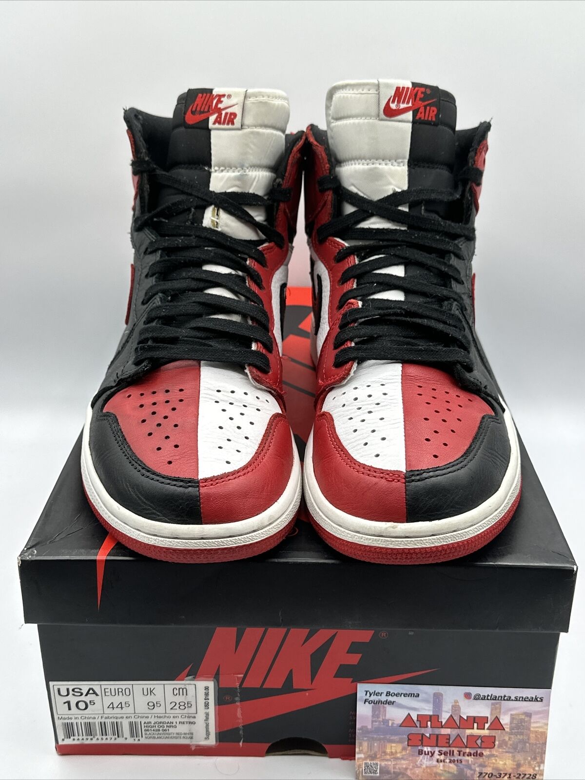 Size 10.5 - Jordan 1 Retro High OG NRG Homage to Home 2018