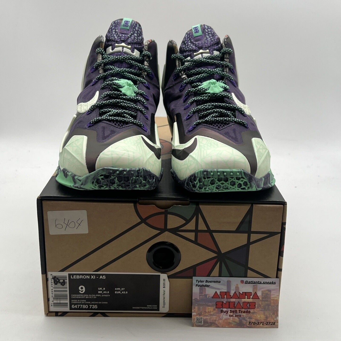 Size 9 - Nike LeBron 11 All Star - Gator King (647780-735)