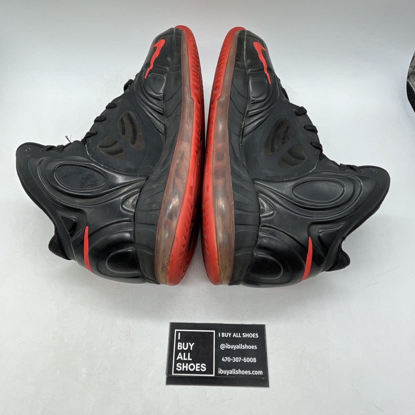Size 8.5 - Nike Air Max Hyperposite Black Crimson (524862-002)