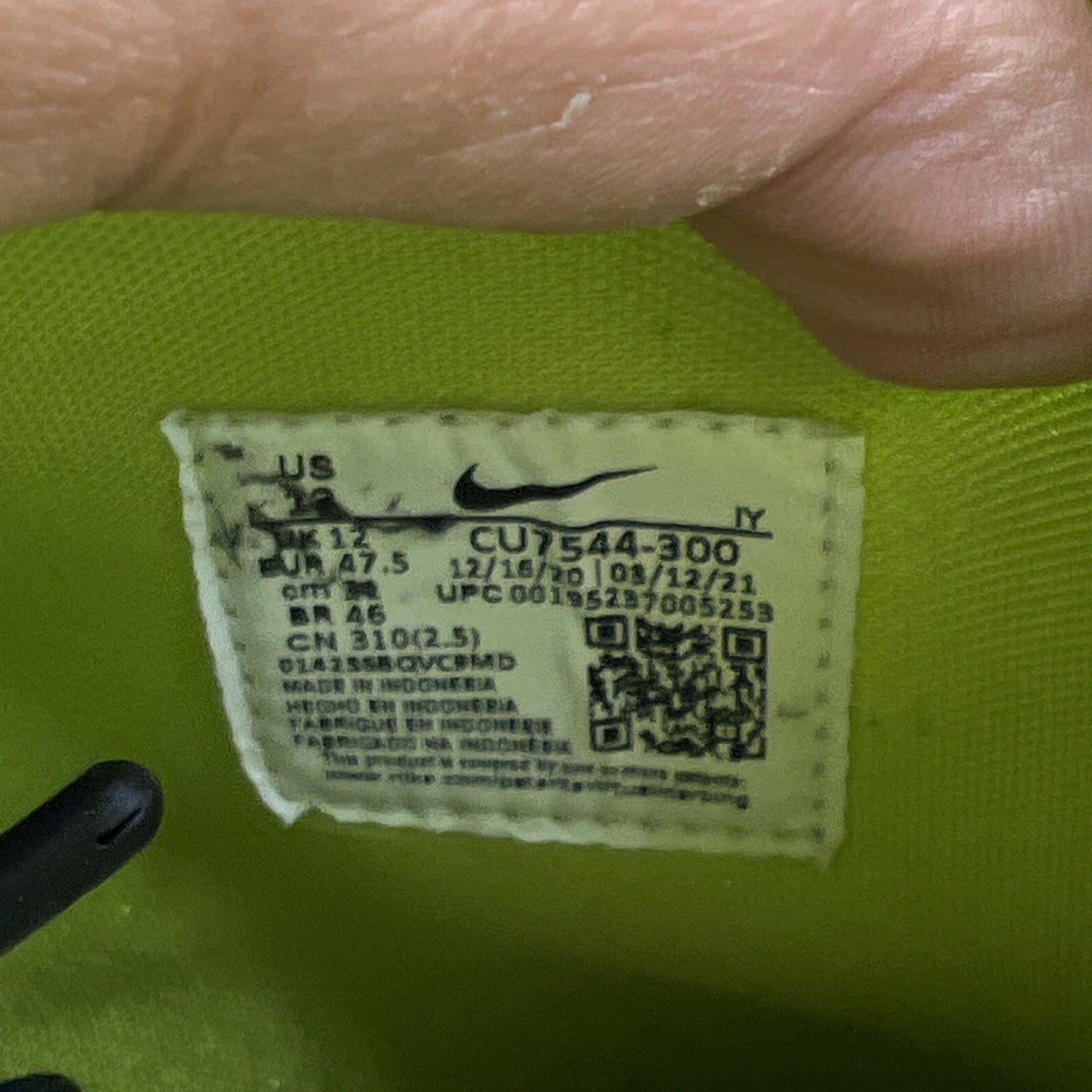 Size 13 - Nike AMBUSH x Dunk High Flash Lime (CU7544-300)