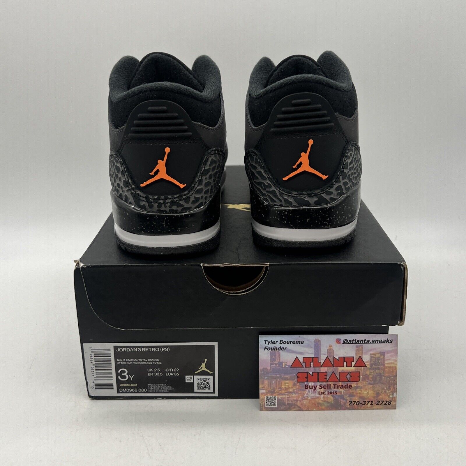 Size 3 (PS) - Jordan 3 Retro 2023 Mid Fear Pack Grey White Suede (DM0966-080)
