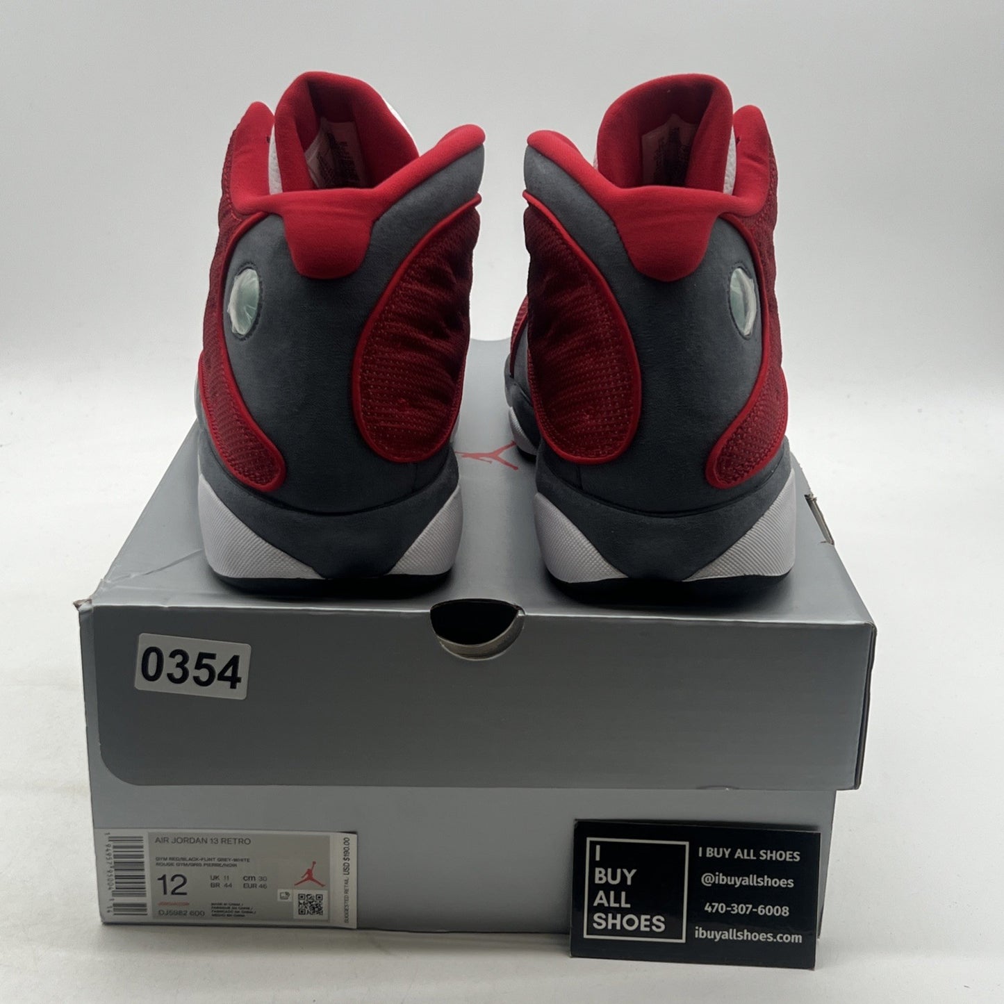 Size 12 - Air Jordan 13 Red/White - (DJ5982-600)