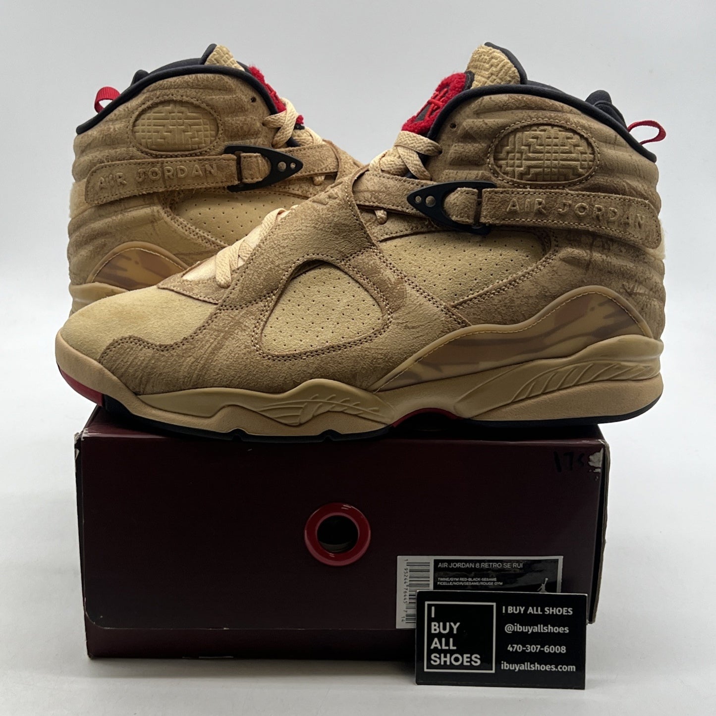 Size 13 - Rui Hachimura x Air Jordan 8 Retro SE Black Samurai (DO2496-700)