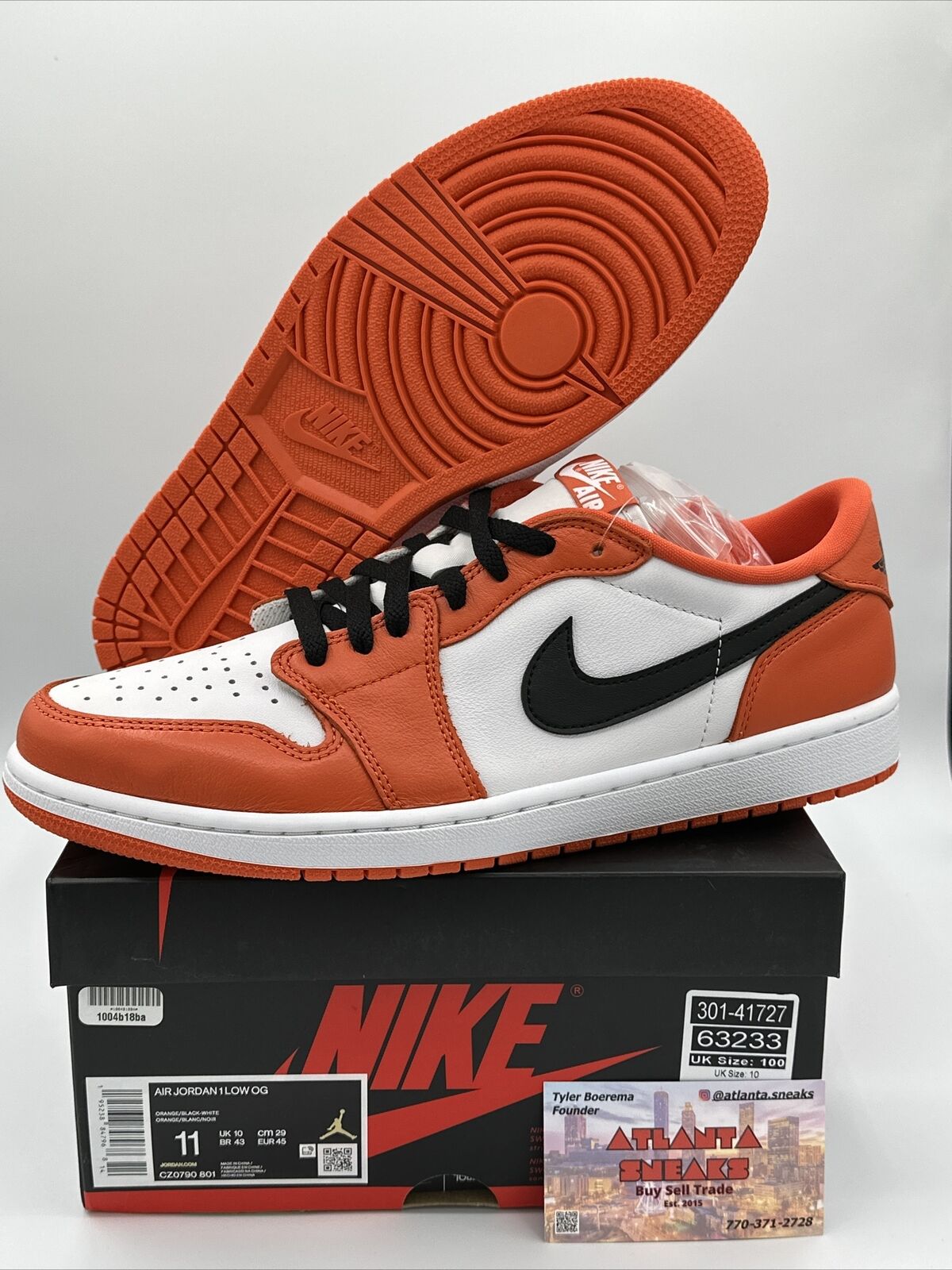 Size 11 - Jordan 1 Low OG Shattered Backboard Starfish