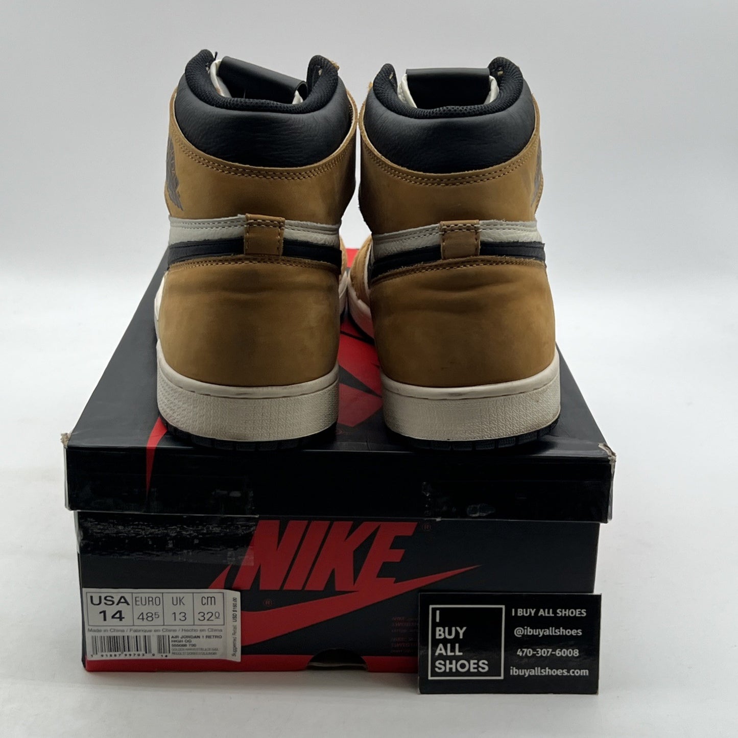 Size 14 - Air Jordan 1 Retro High OG Rookie of the Year 2018 (555088-700)