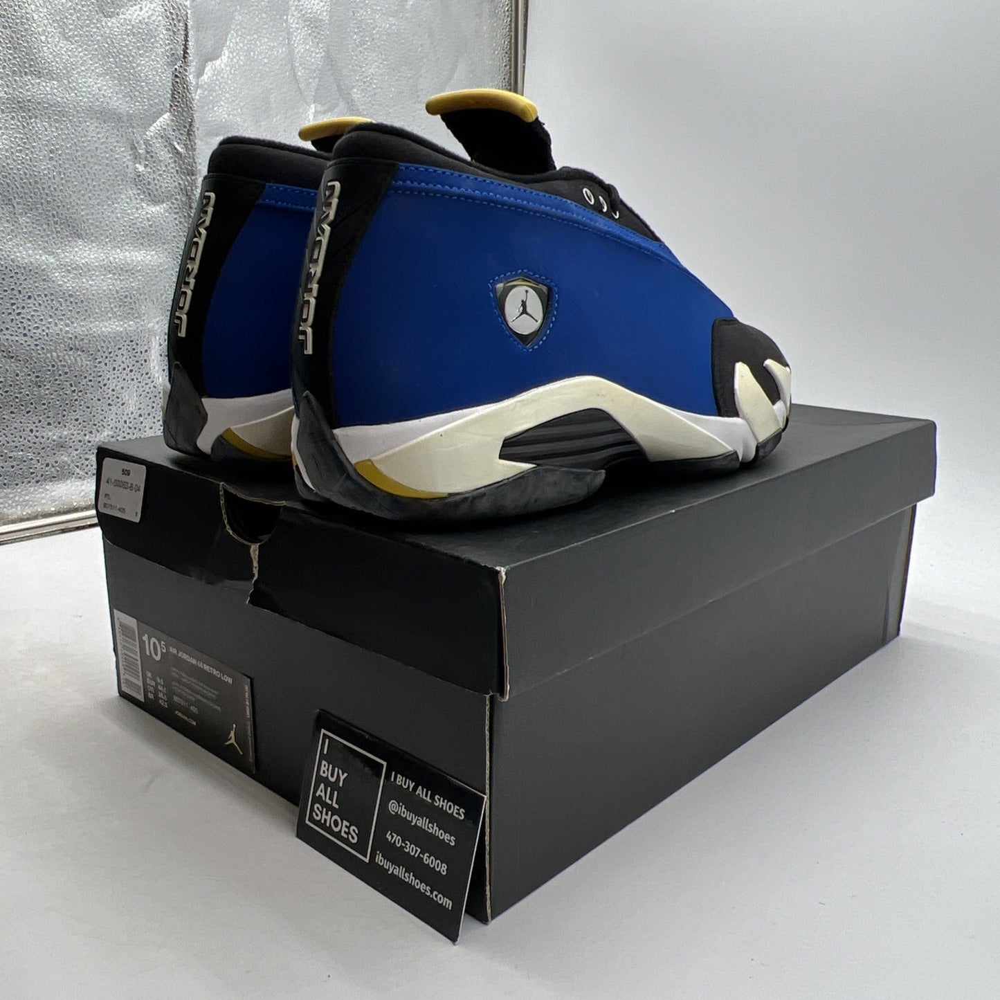 Size 10.5 - Air Jordan 14 Retro 2015 Low Laney (807511-405)