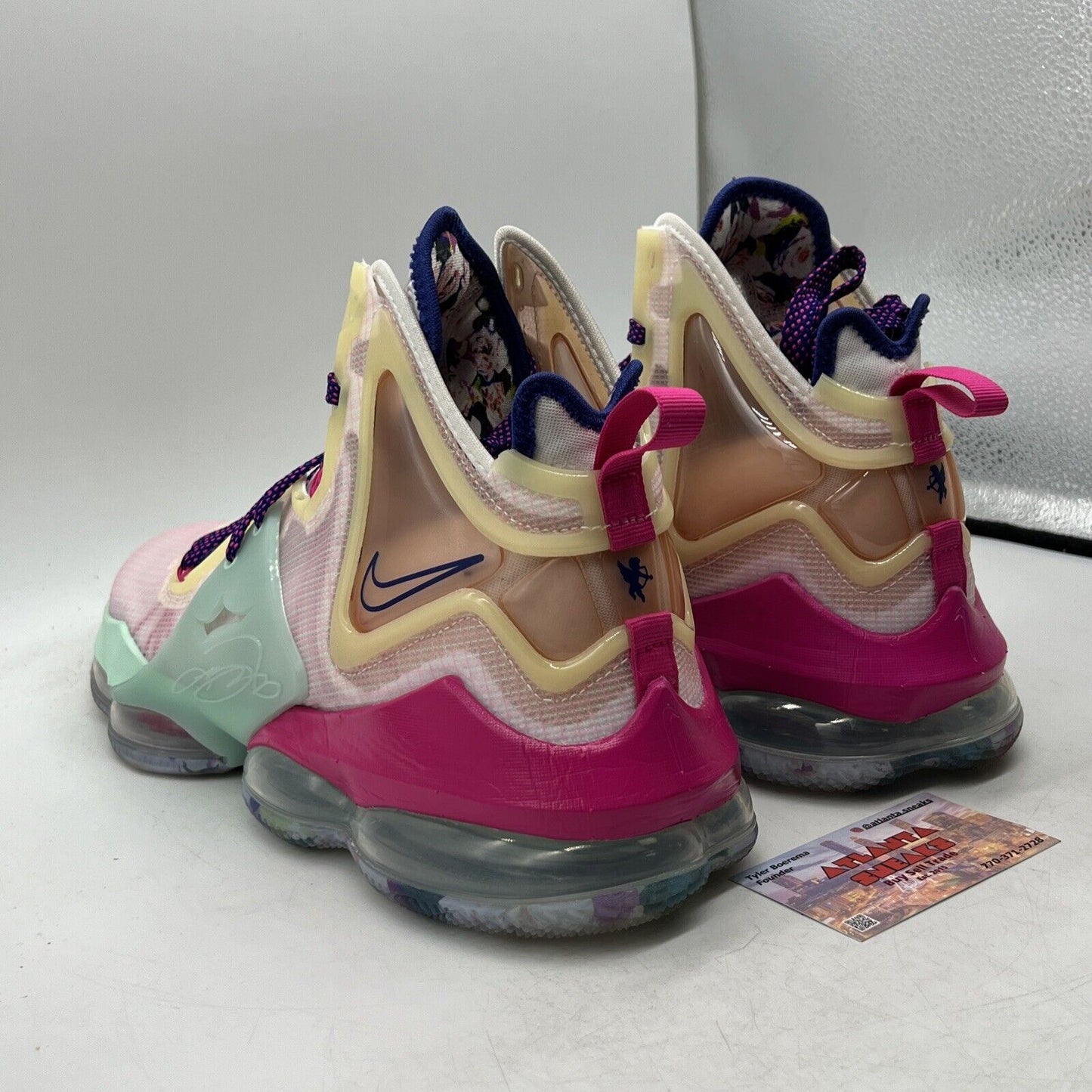 Size 13 - Nike LeBron 19 EP Valentine's Day Mint Purple Pink Blue (DH8459-900)
