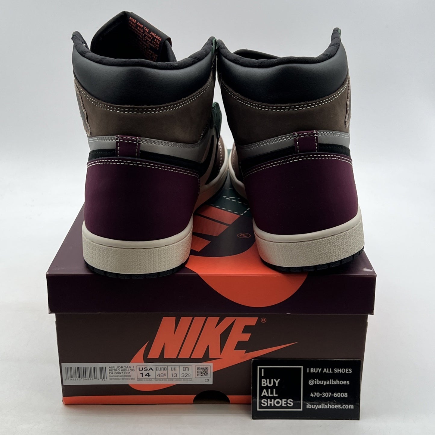 Size 14 - Air Jordan 1 High OG Crafted 2021 (DH3097-001)
