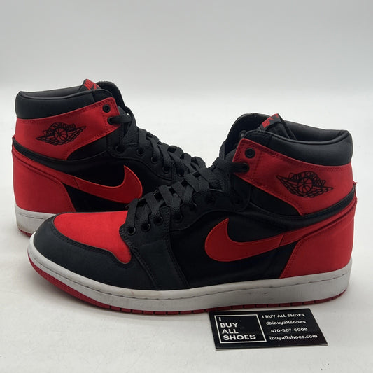 Size 12 - Air Jordan 1 Retro OG 2023 High Satin Bred W (FD4810-061)